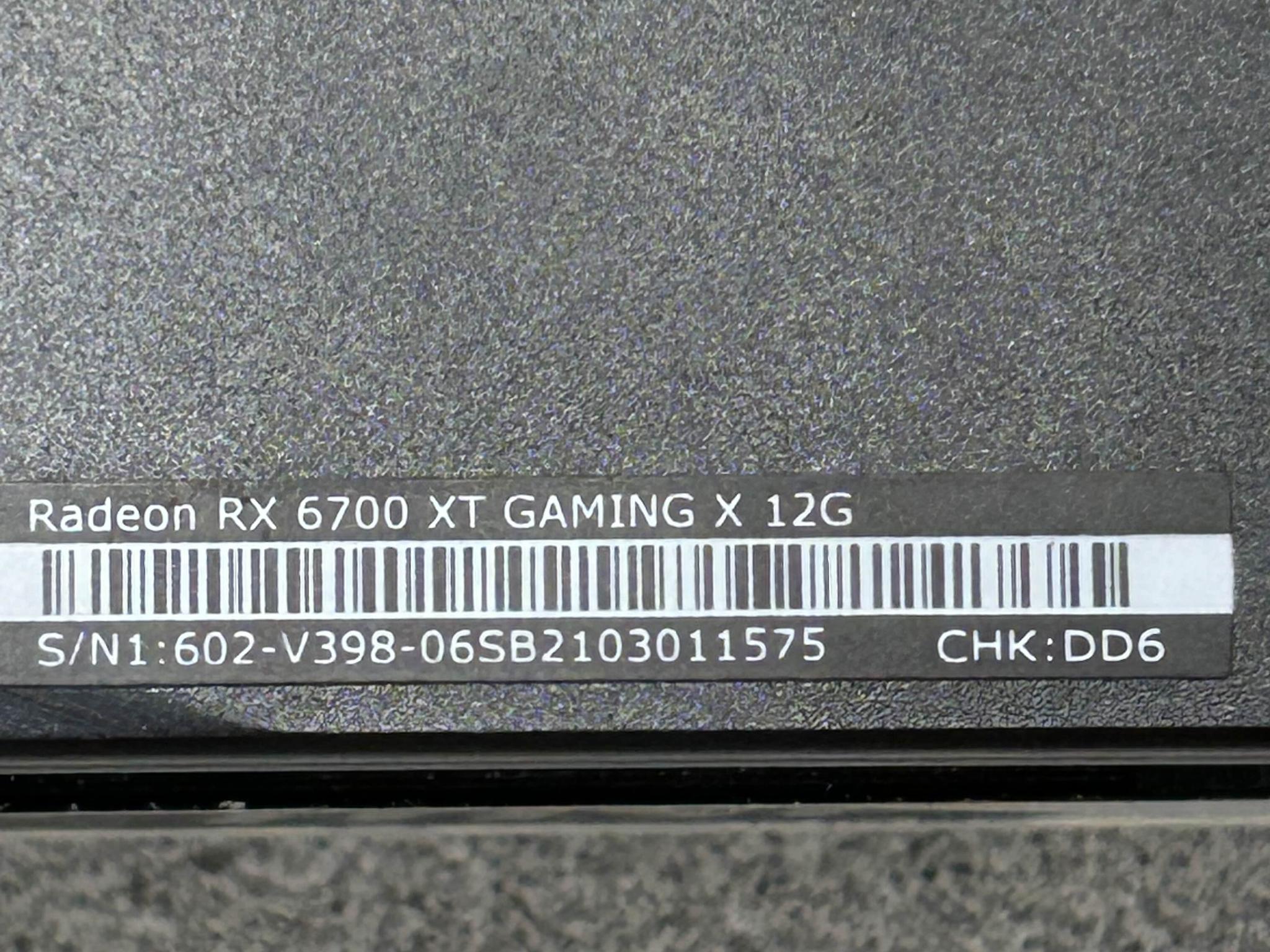 *READ DESC OVERHEATING ISSUE BUT WORKS* RX 6700XT