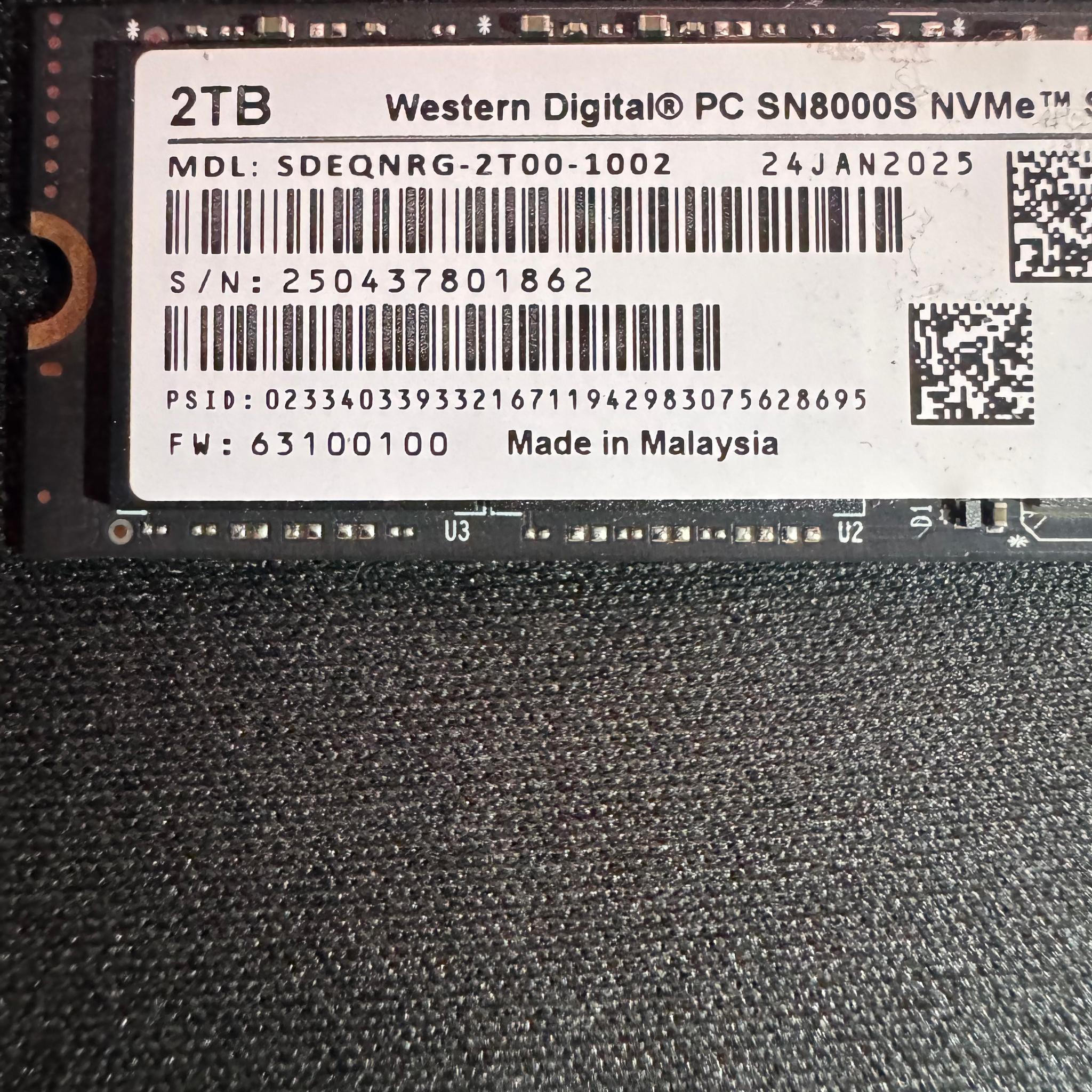 Western Digital® PC SN8000S NVMe™