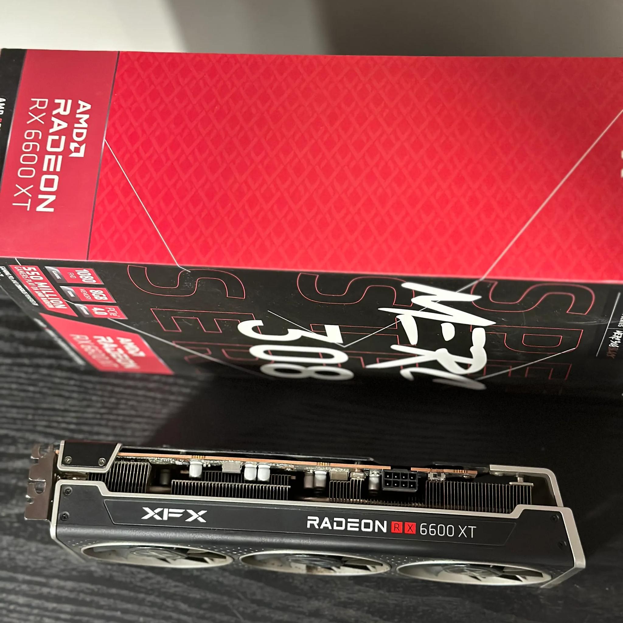 XFX Radeon RX 6600 XT 8GB GDDR6 PCI Express 4.0 BLACK Gaming Graphics Card