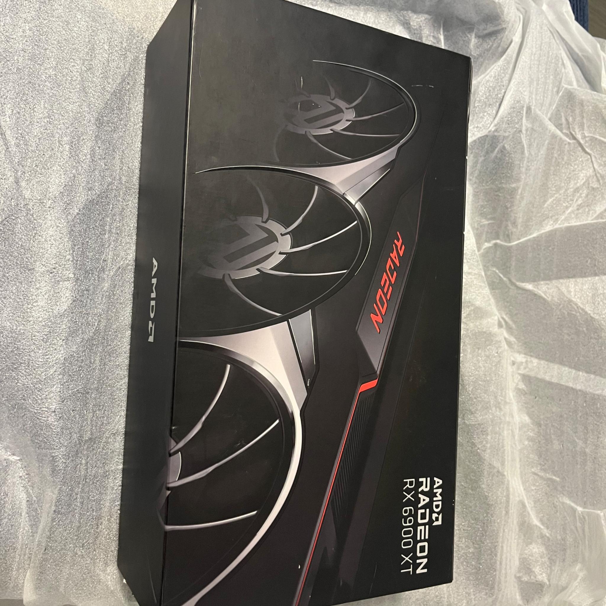 Overheating but working AMD 6900xt GPU