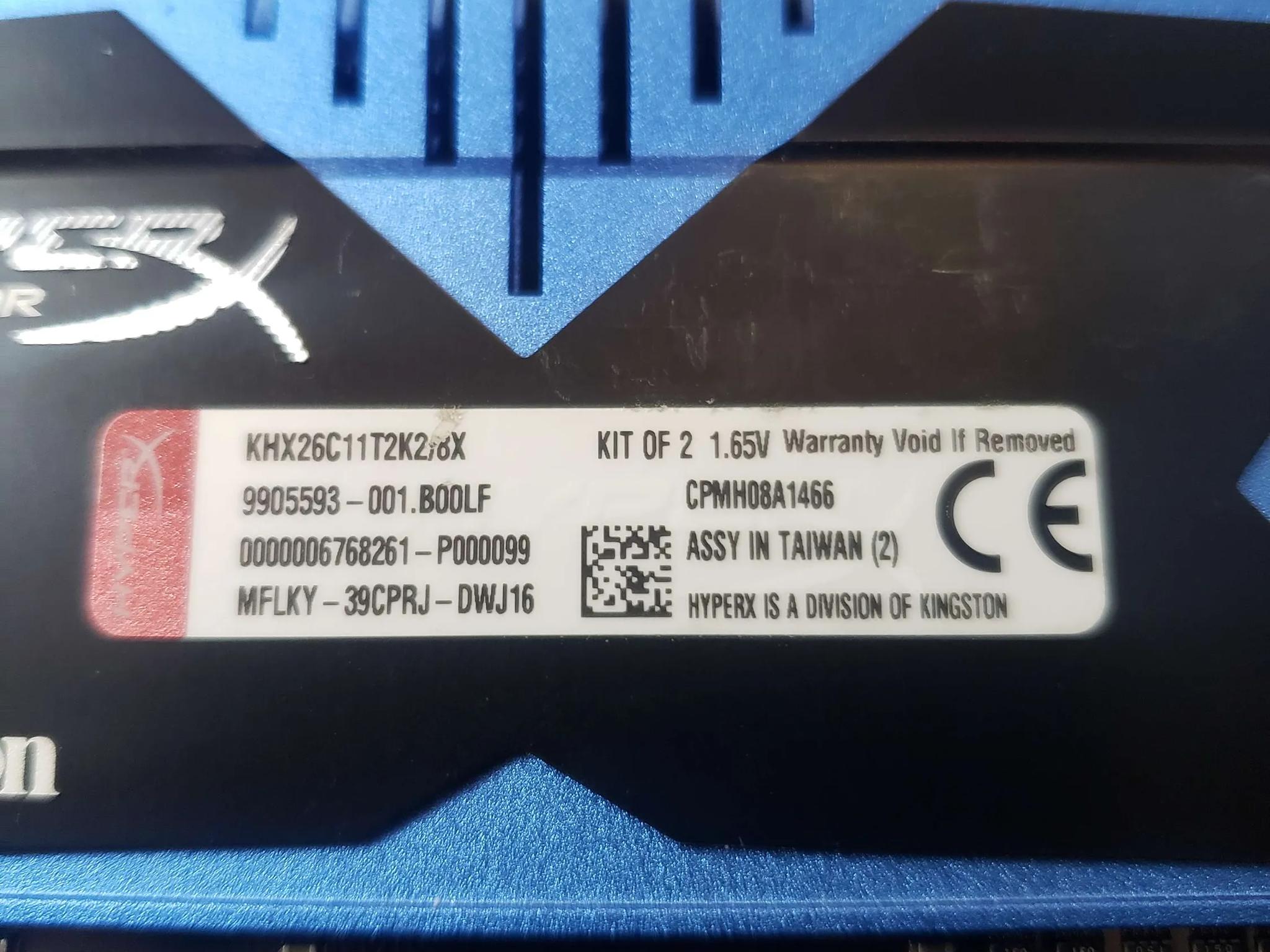 DDR3 4x4GB 2666MHz C11 Kingston HyperX Predator