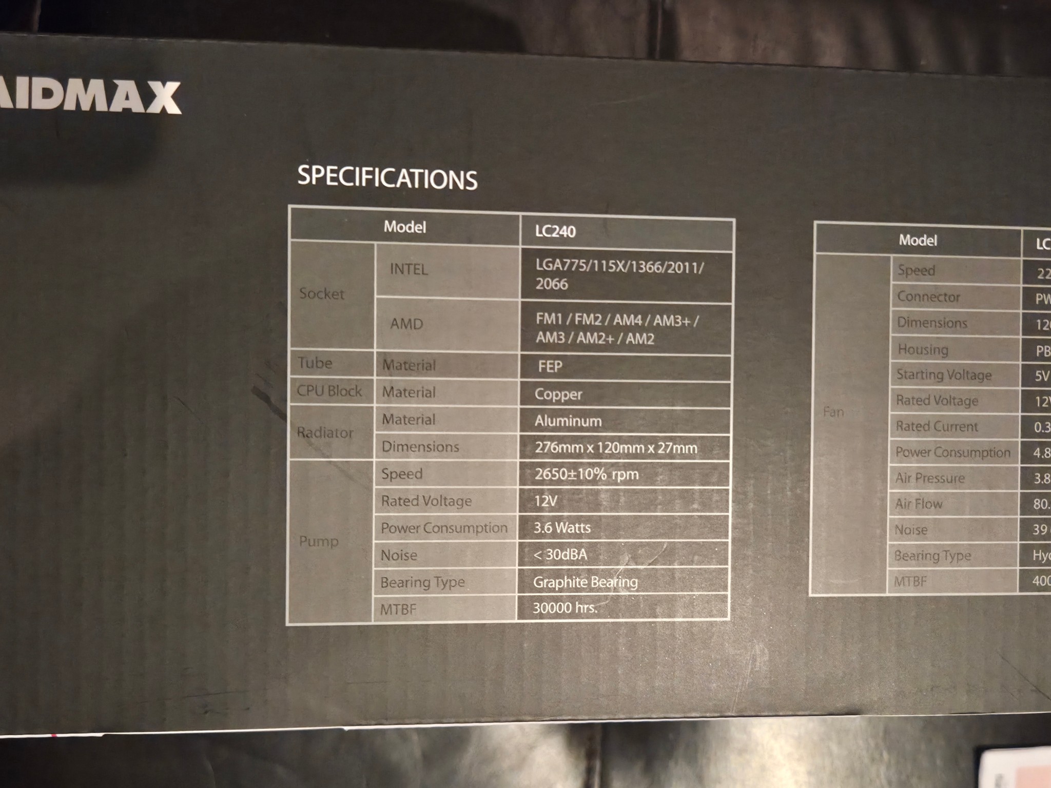 RAIDMAX TORNADO LC240 AIO COOLER! ARGB 240MM AIO CPU COOLER!