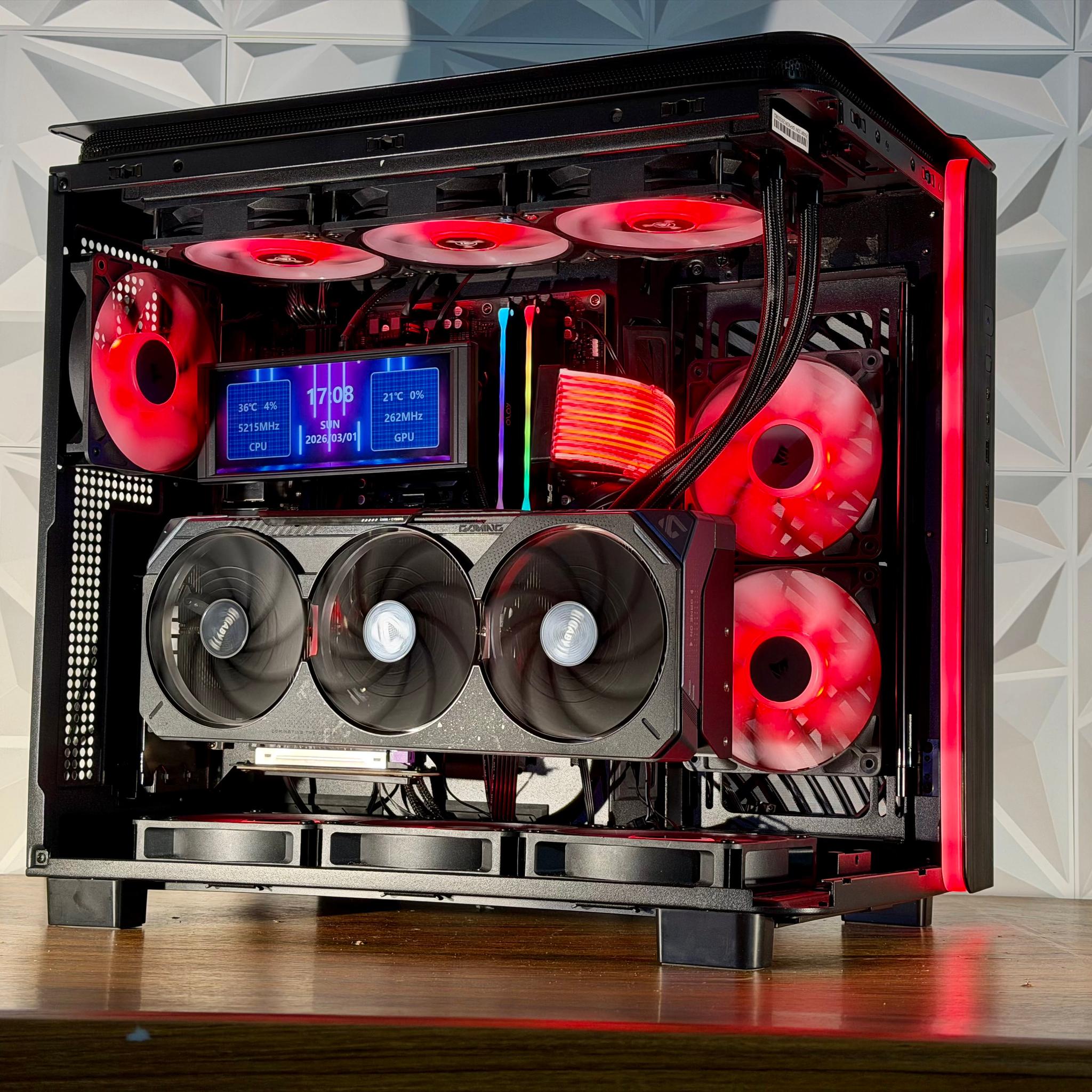 ⚡RTX 5070 TI | 9800x3d | 32gb DDR5 | 2tb NVMe SSD | Windows 11 | "Project Nebula 95"