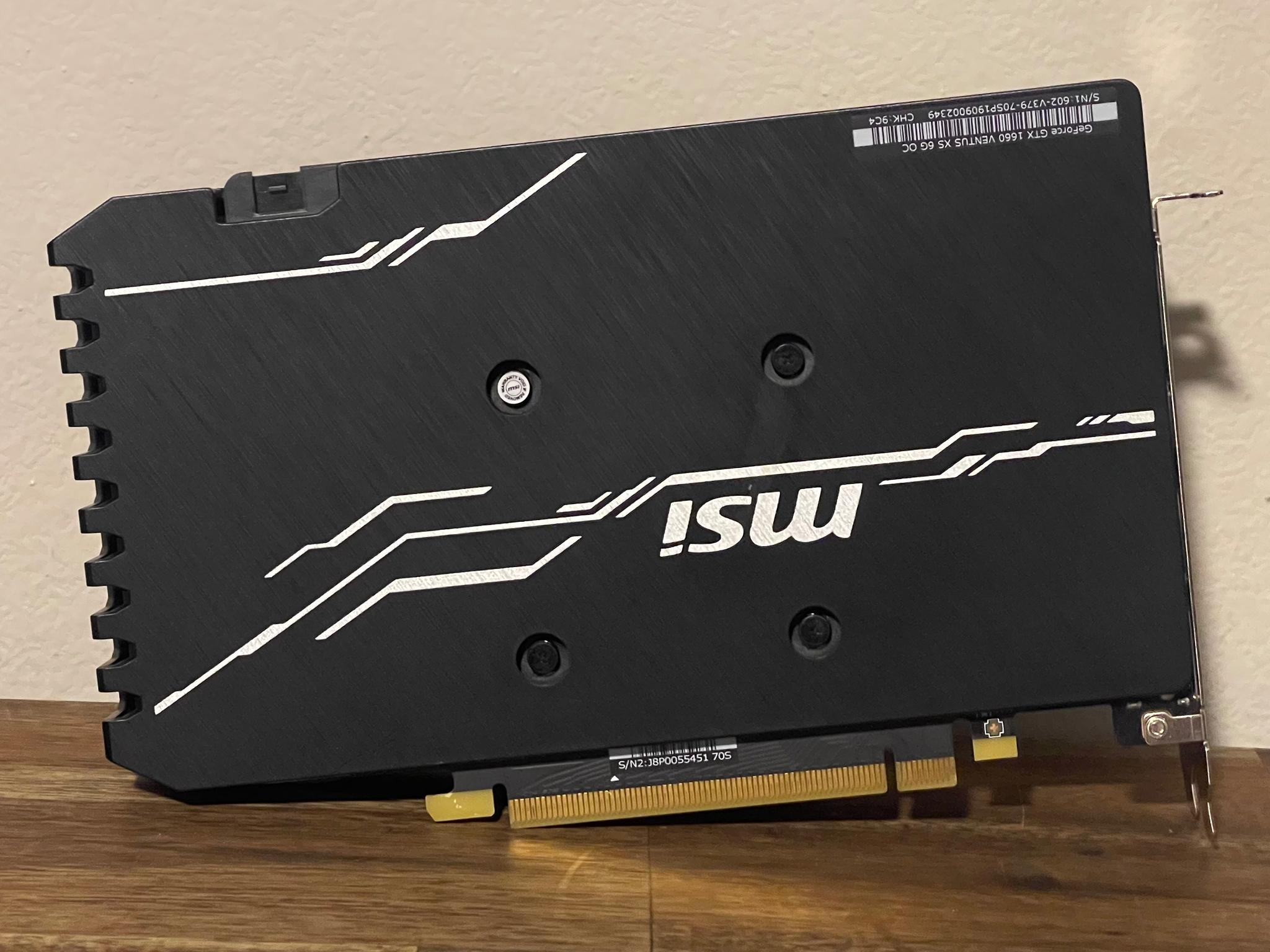 MSI GeForce GTX 1660 Ventus XS 6GB OC