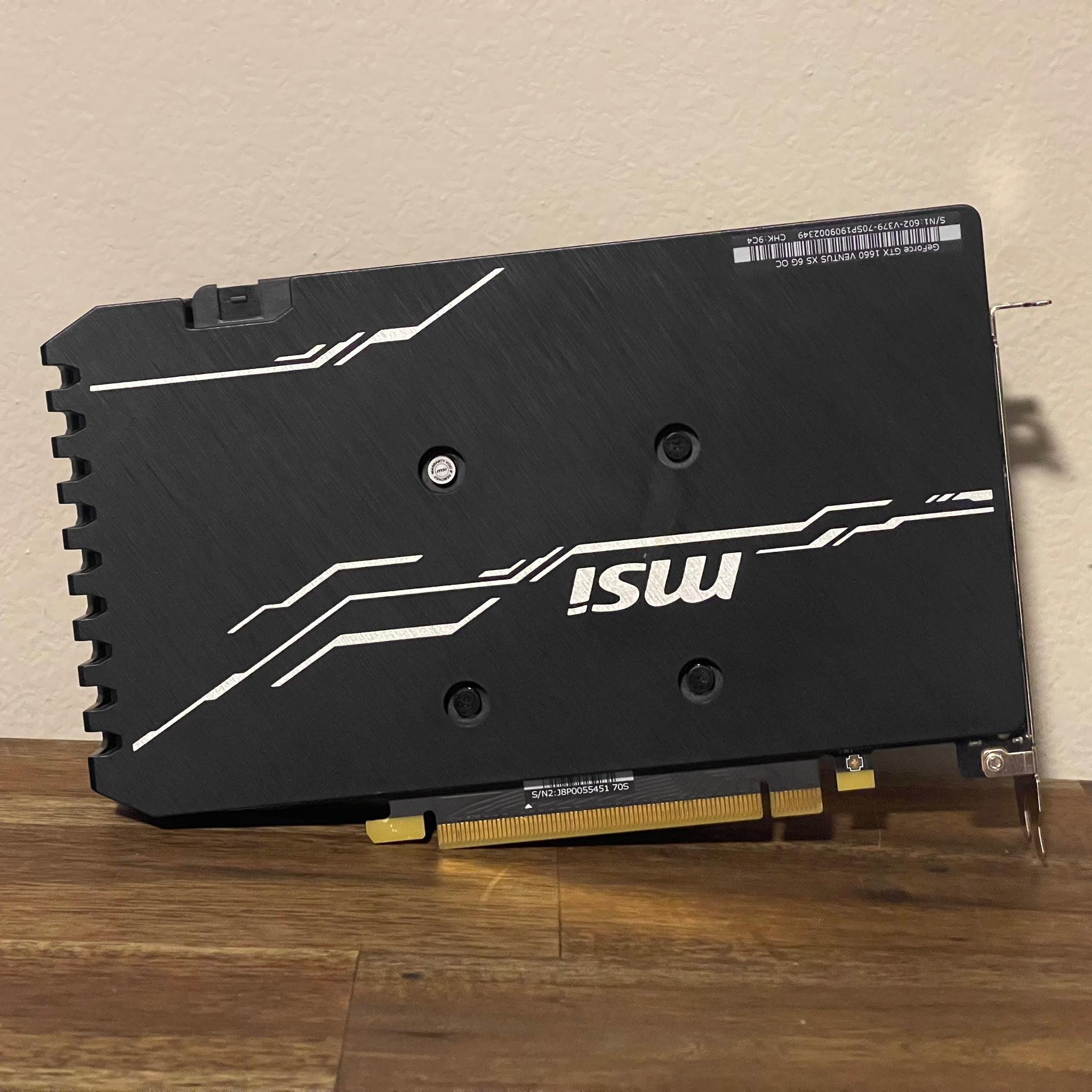 MSI GeForce GTX 1660 Ventus XS 6GB OC