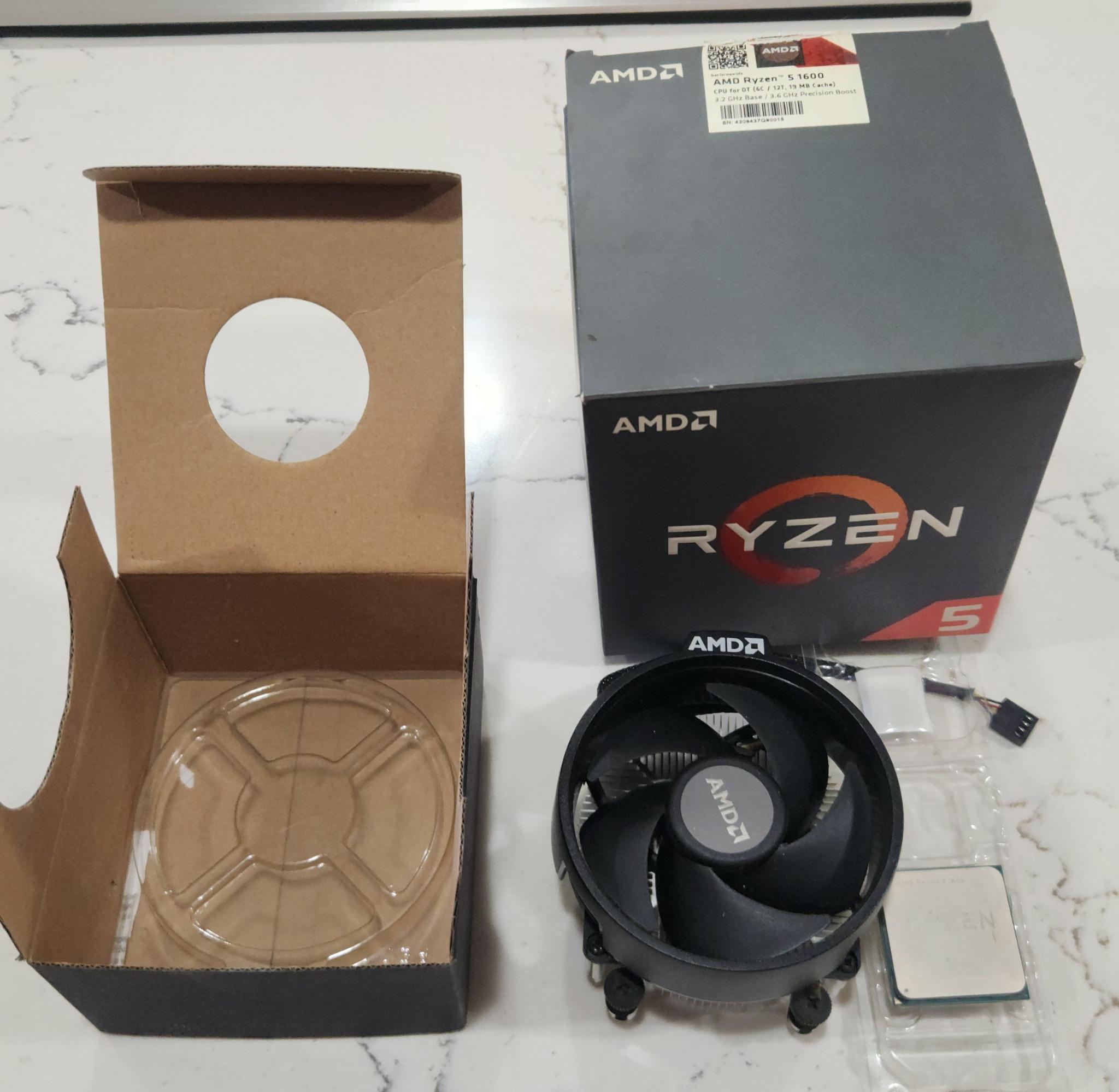 AMD Ryzen 5 1600AF AM4 6c/12t