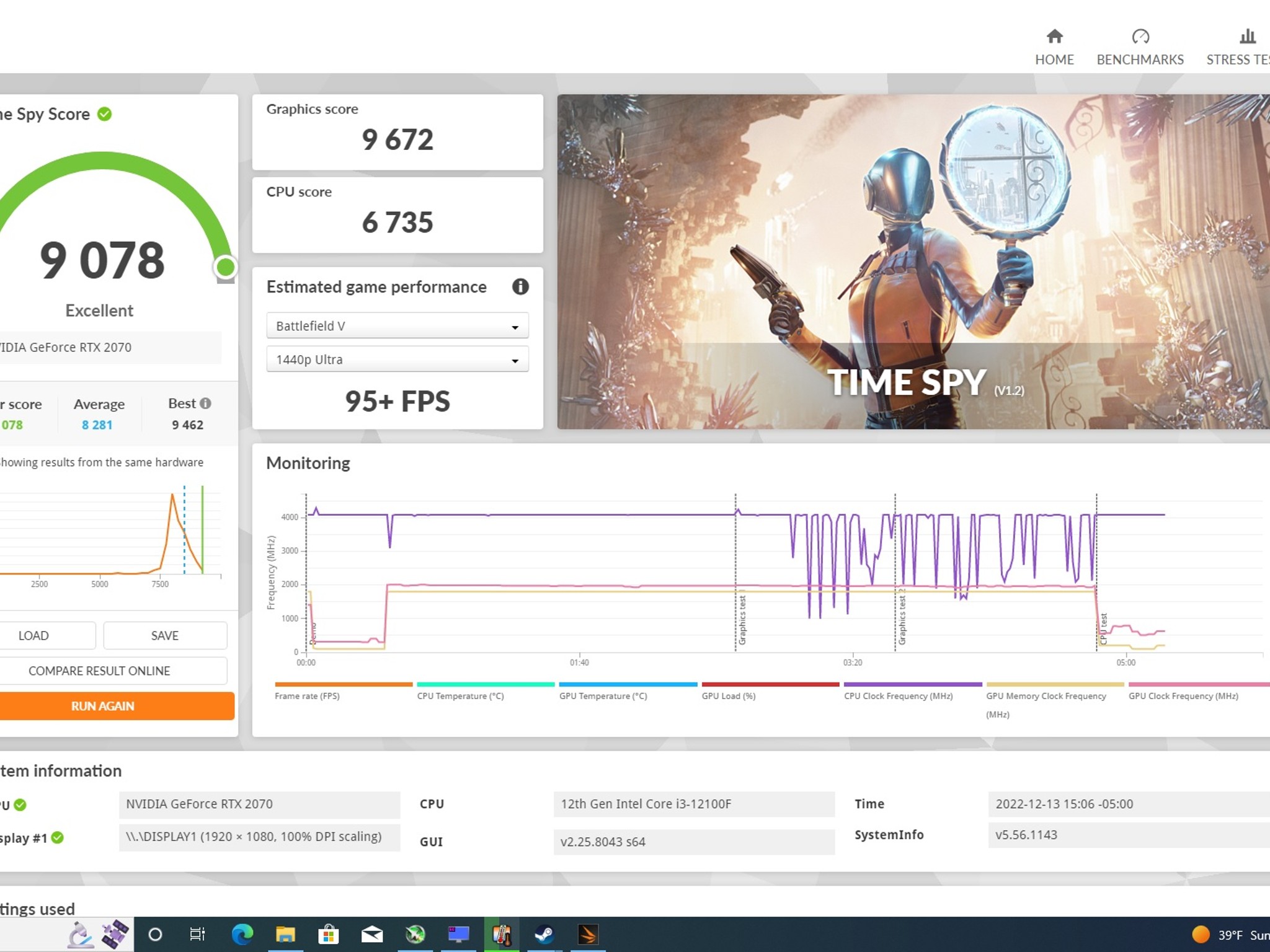 💙☃️❄️||Gaming PC-NVIDIA RTX 2070 8GB GDDR6 DLSS Ray Tracing-Intel i5-12400F -32GB DDR4 RAM- 1TB SSD