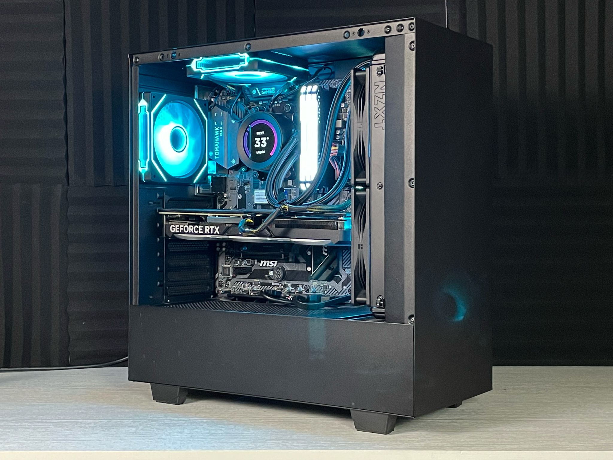 🌊🌐 AQUA CORE Gaming PC | RTX 4070 | Ryzen 7 5800X | 24GB DDR4 | 500GB NVME + 1TB HDD