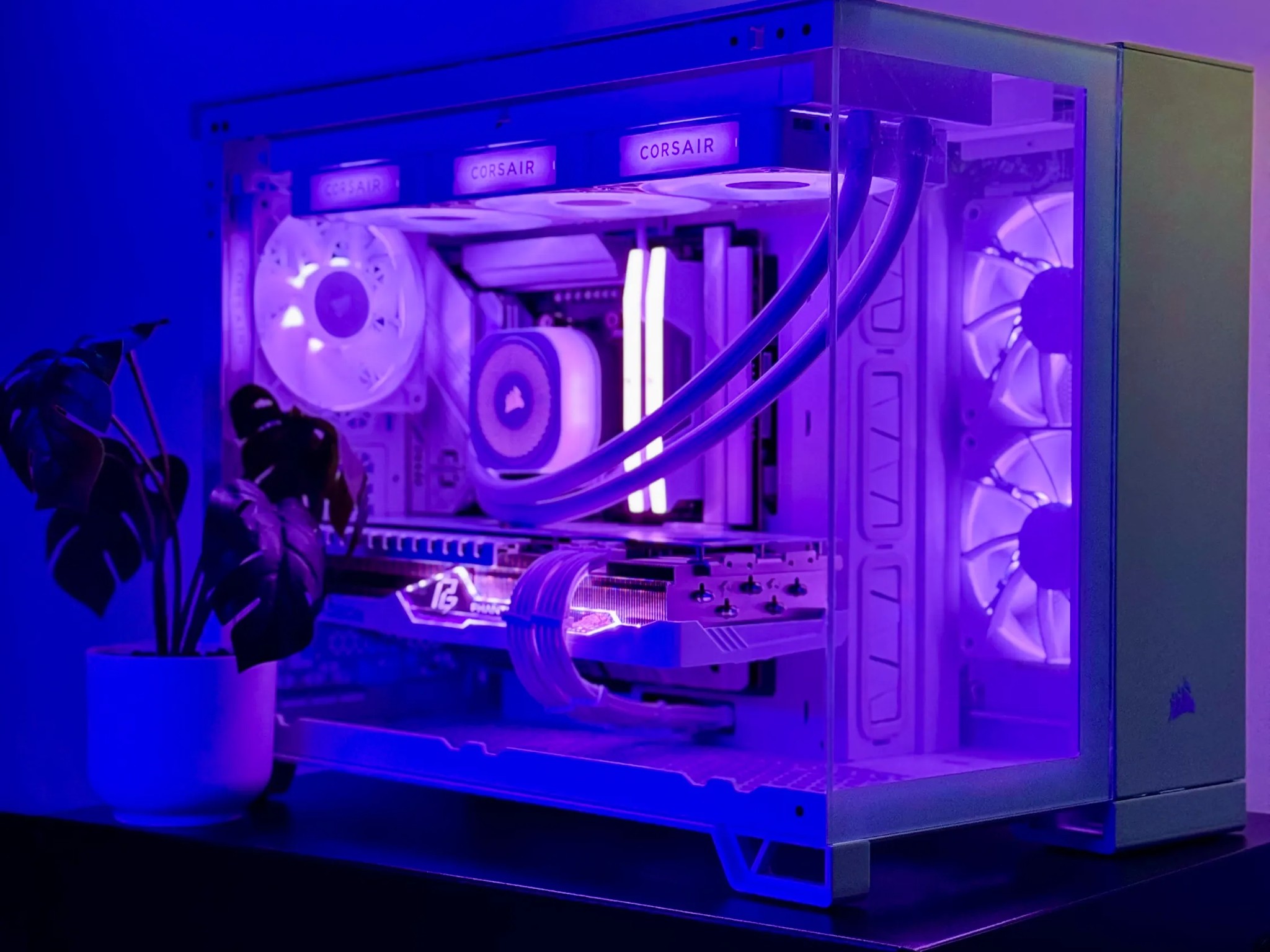 Corsair Dream Gaming PC ✨ 7900XT 20GB, Ryzen 7600X, 2TB M.2 SSD, 32GB RAM, Project ZERO MOBO, WIN11