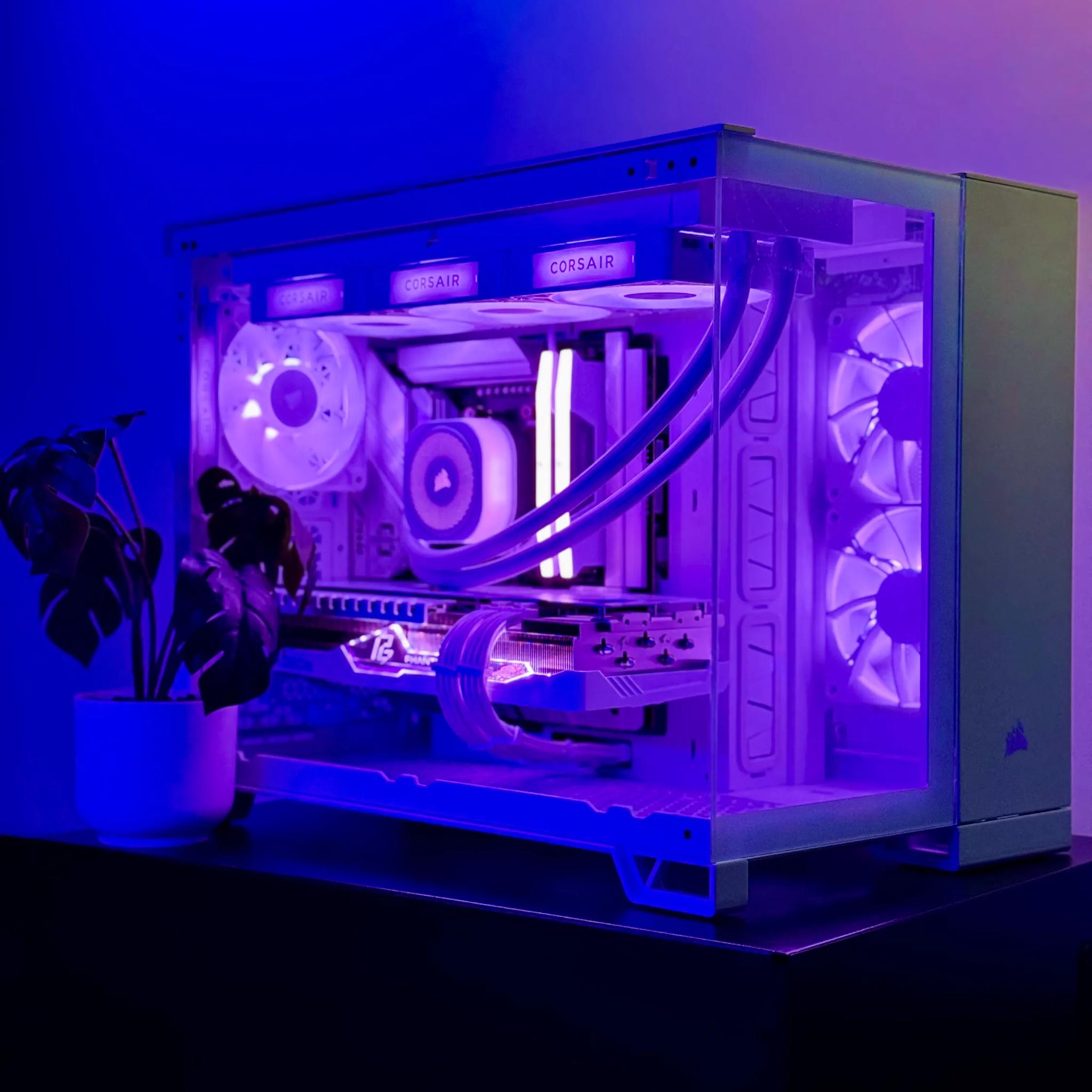 Corsair Dream Gaming PC ✨ 7900XT 20GB, Ryzen 7600X, 2TB M.2 SSD, 32GB RAM, Project ZERO MOBO, WIN11