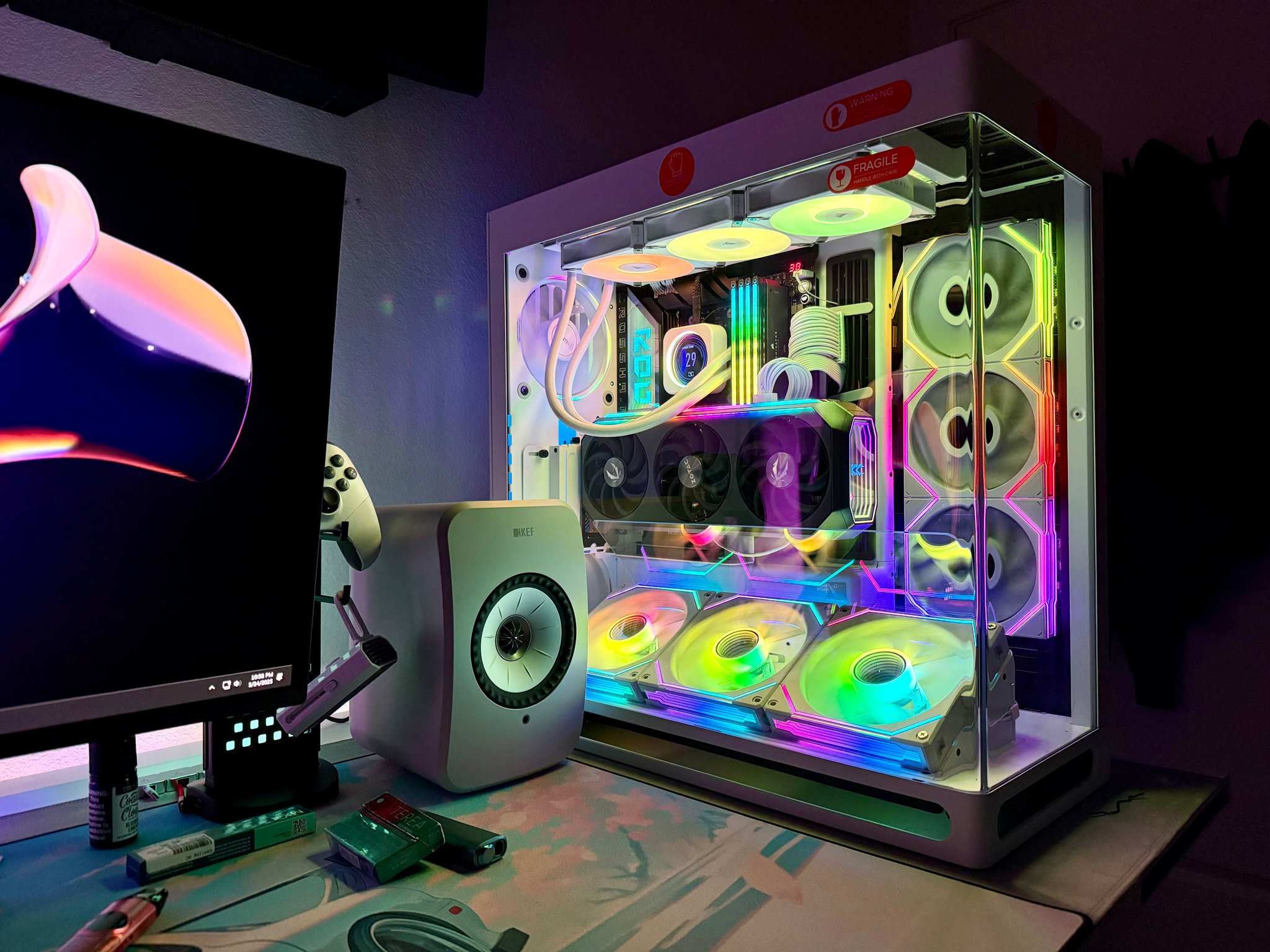 HAVN HS 420 VGPU with Lian-Li Fan kit X2