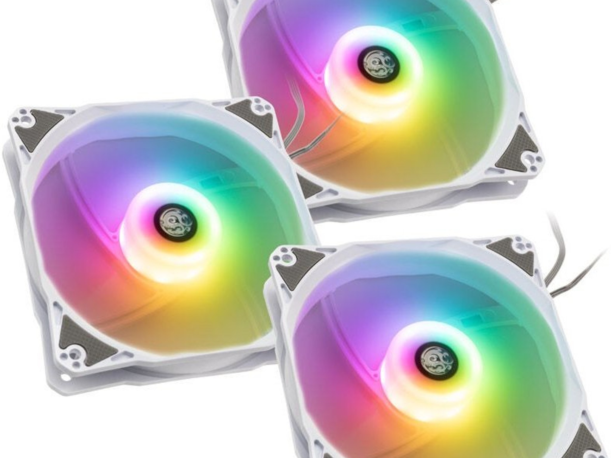 Bits Power Notos 120mm RGB Fans - White