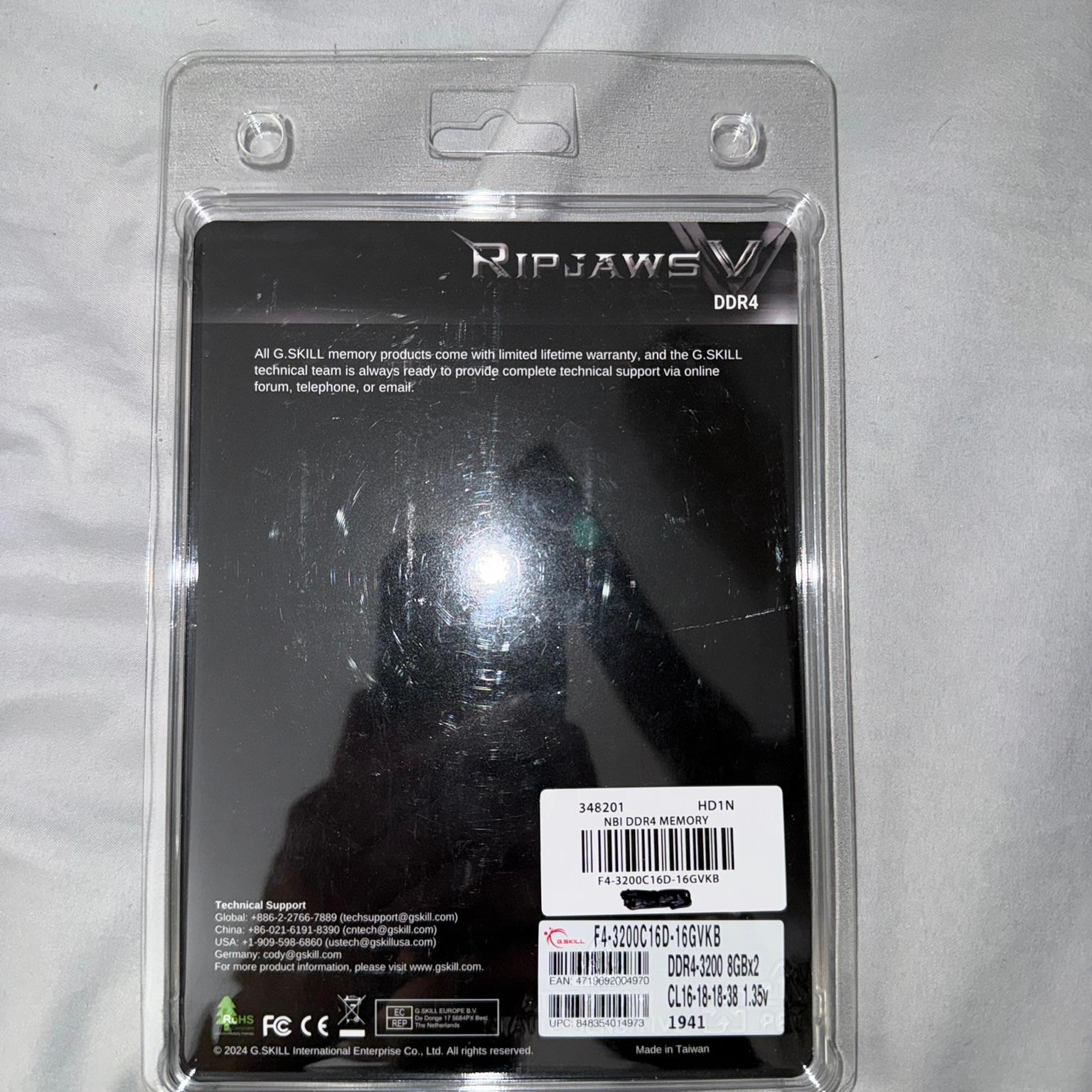 G.SKILL Ripjaws Series 16GB (2 x 8GB) 260-Pin DDR4-3200