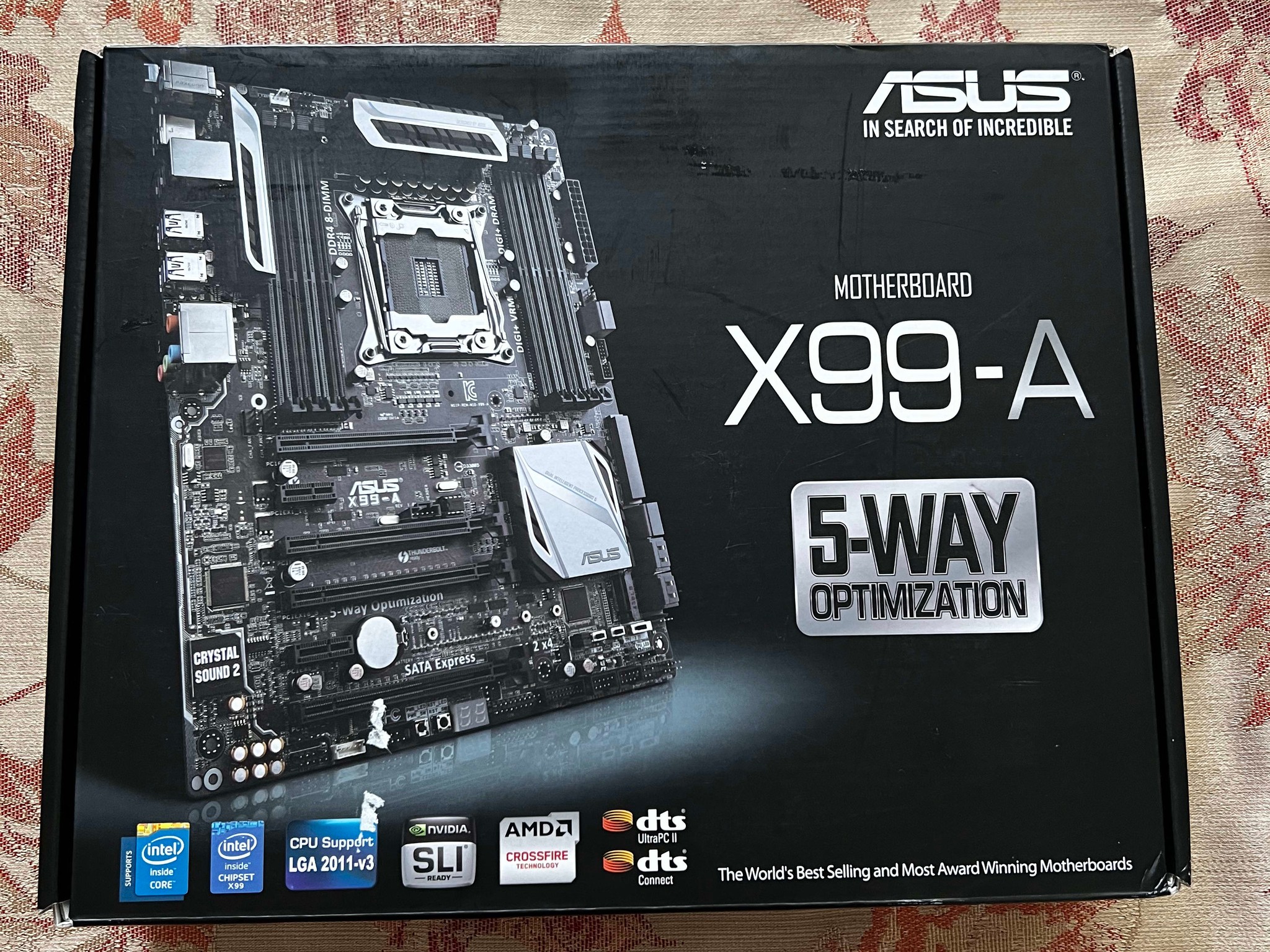 BRAND NEW ASUS X99-A motherboard 5-way optimization