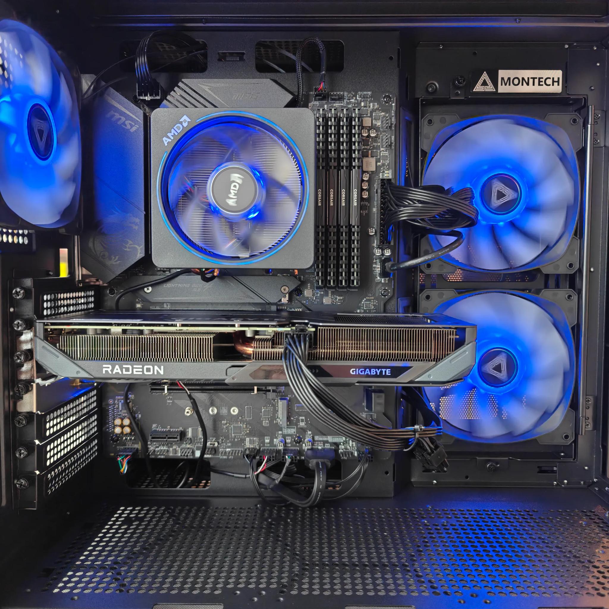 1440P - 1080P - AMD Radeon RX 9060 XT 16GB - AMD Ryzen 7 5800 XT - 32GB RAM - 1TB SSD - ARGB