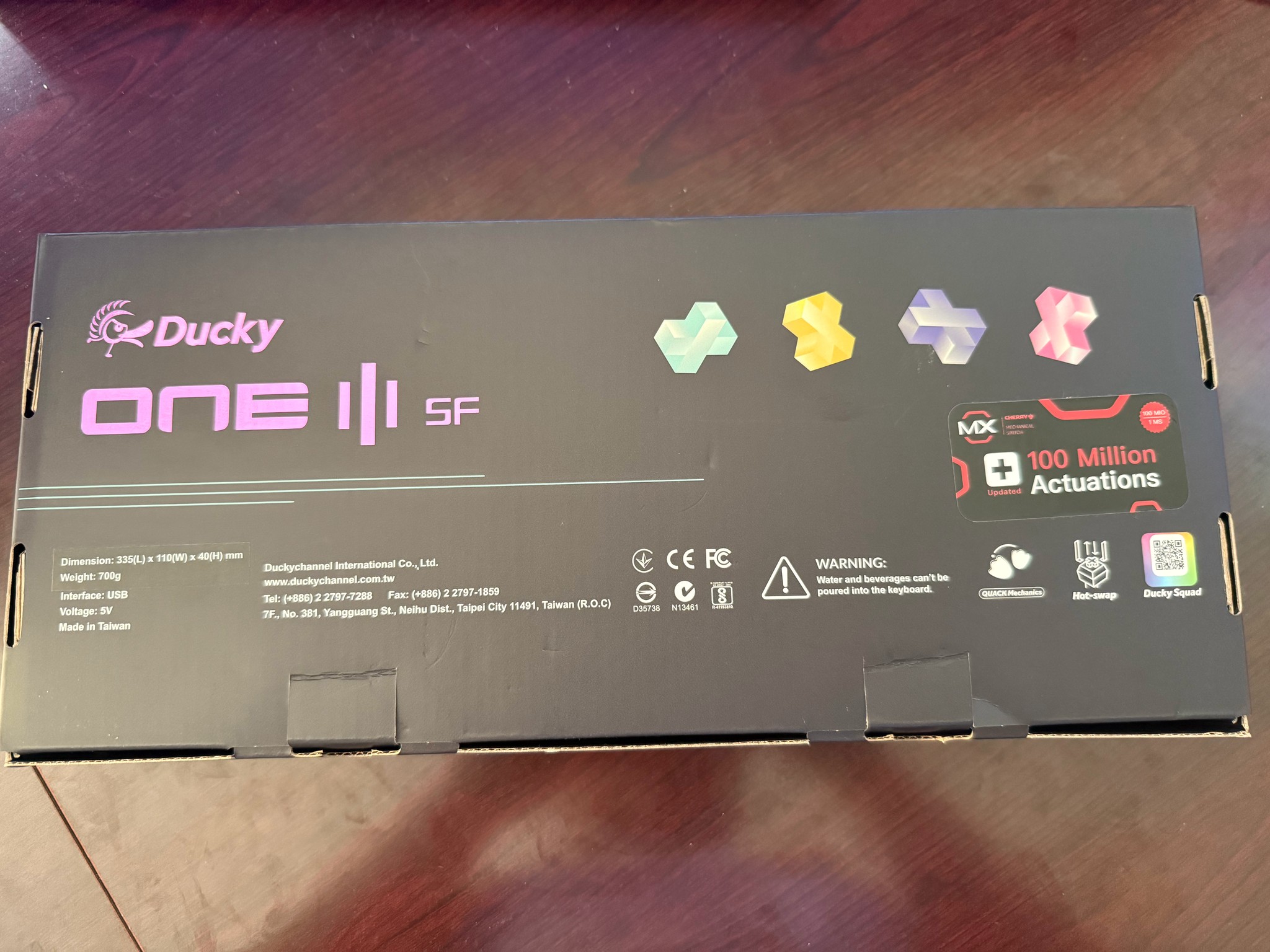 Yellow Ducky One 3 SF 65% Hotswap RGB Double Shot PBT Mechanical Keyboard