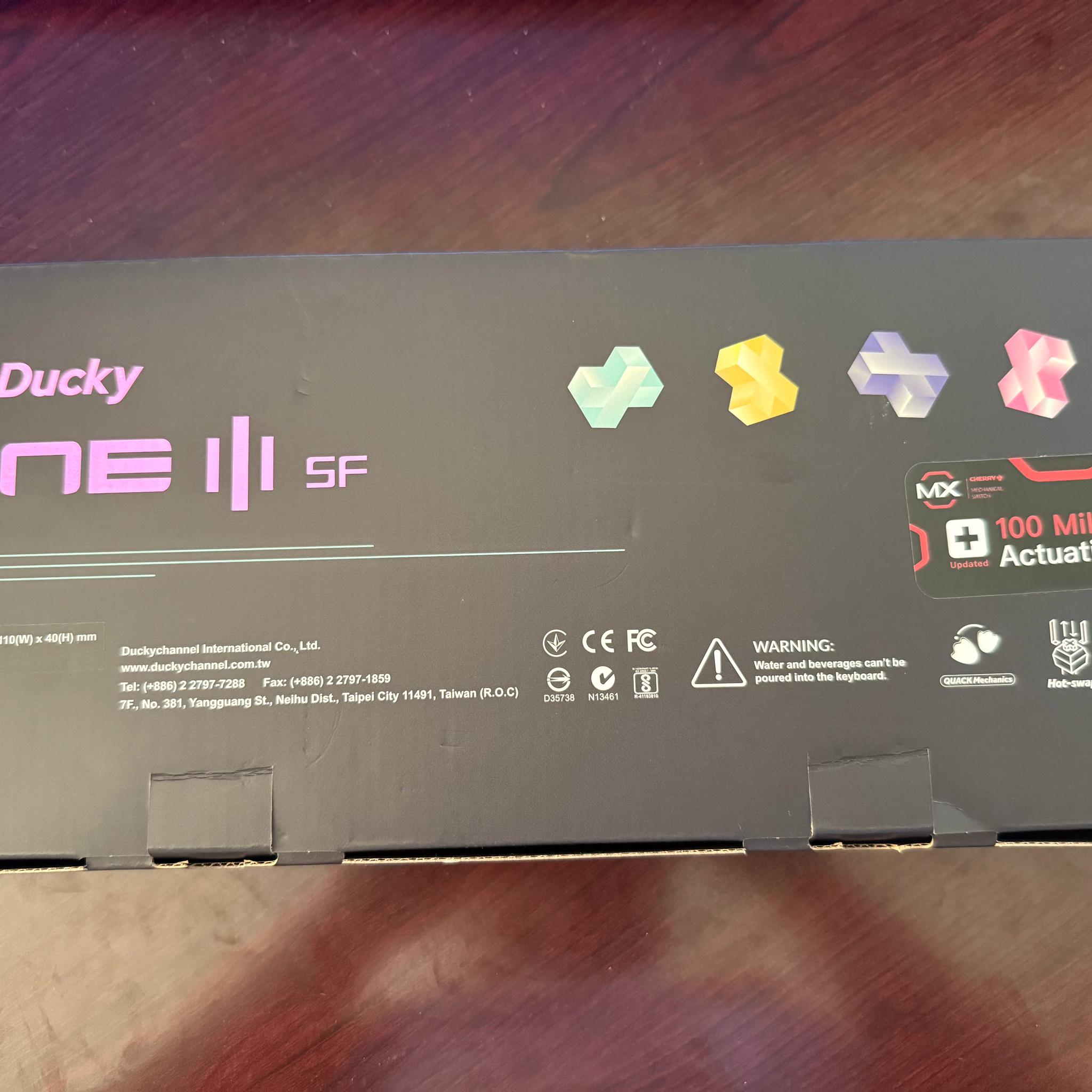 Yellow Ducky One 3 SF 65% Hotswap RGB Double Shot PBT Mechanical Keyboard