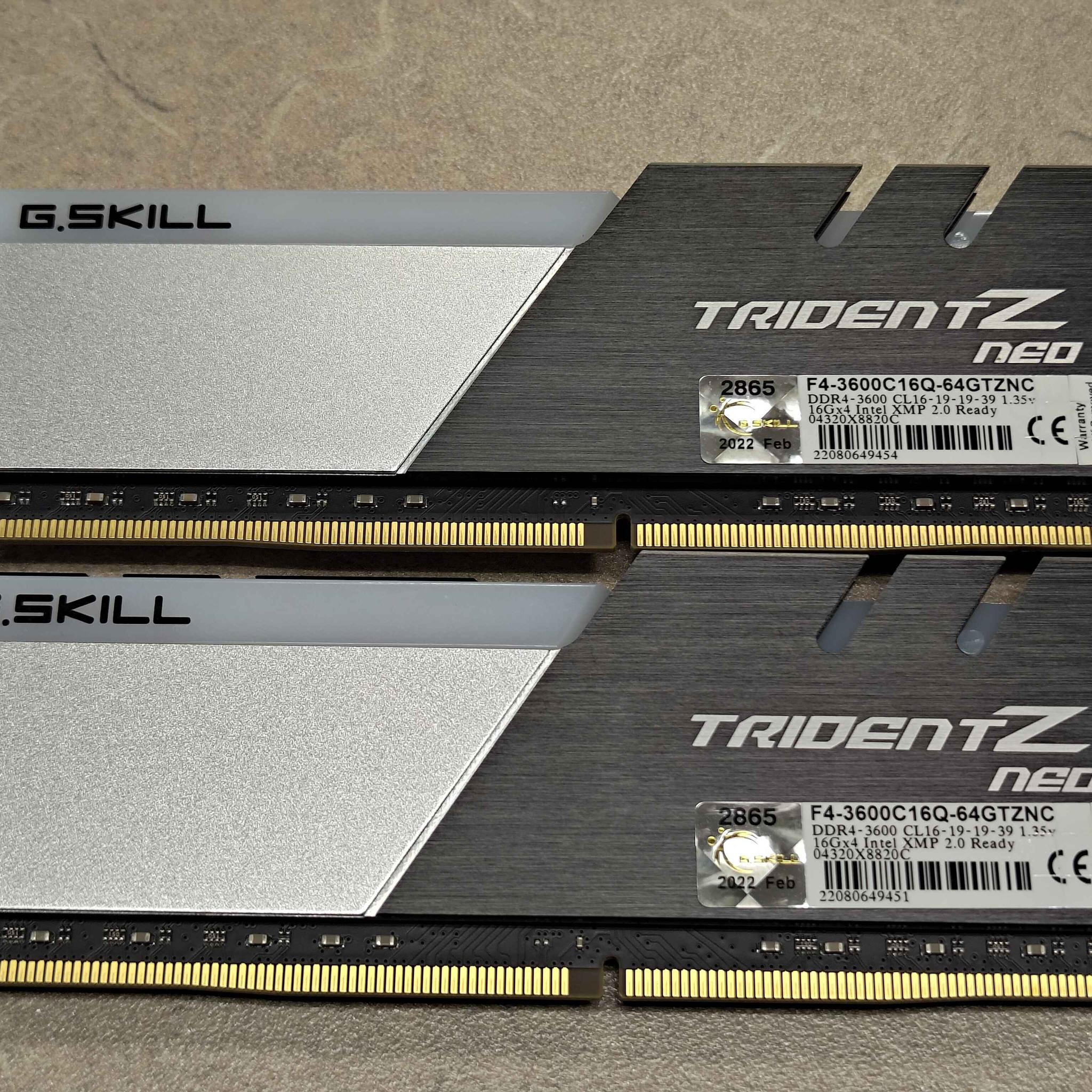 G.Skill Trident Z Neo 32GB DDR4-3200 (2x16GB) DDR4