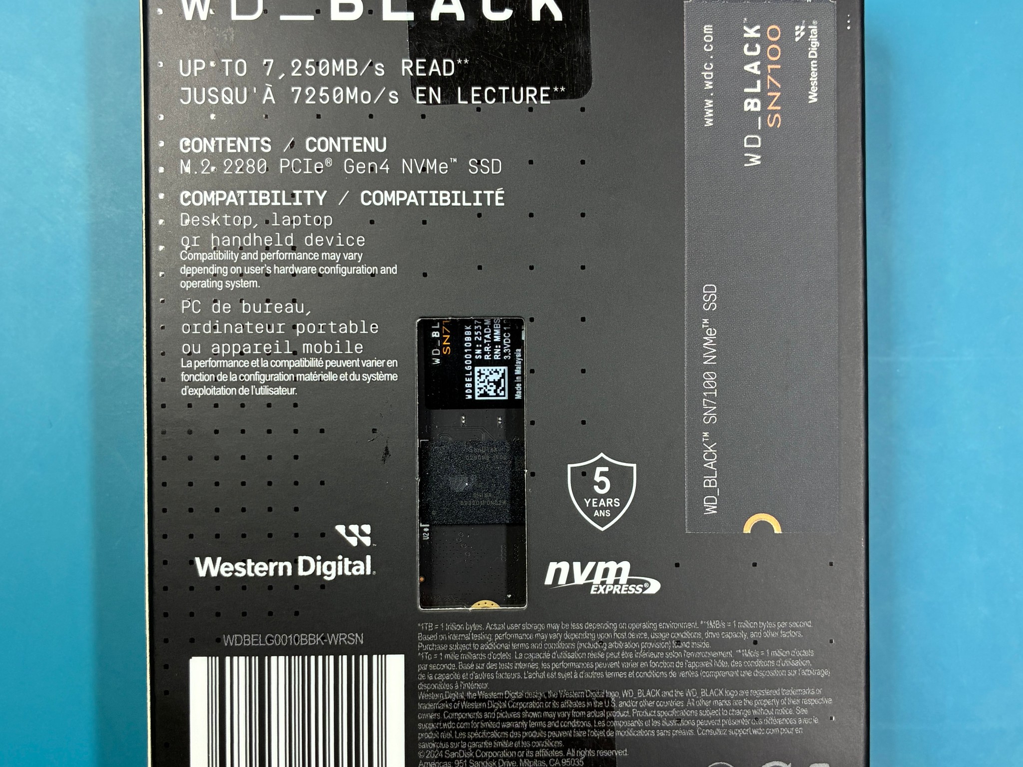WD_BLACK SN7100 1TB NVMe SSD (Storage)