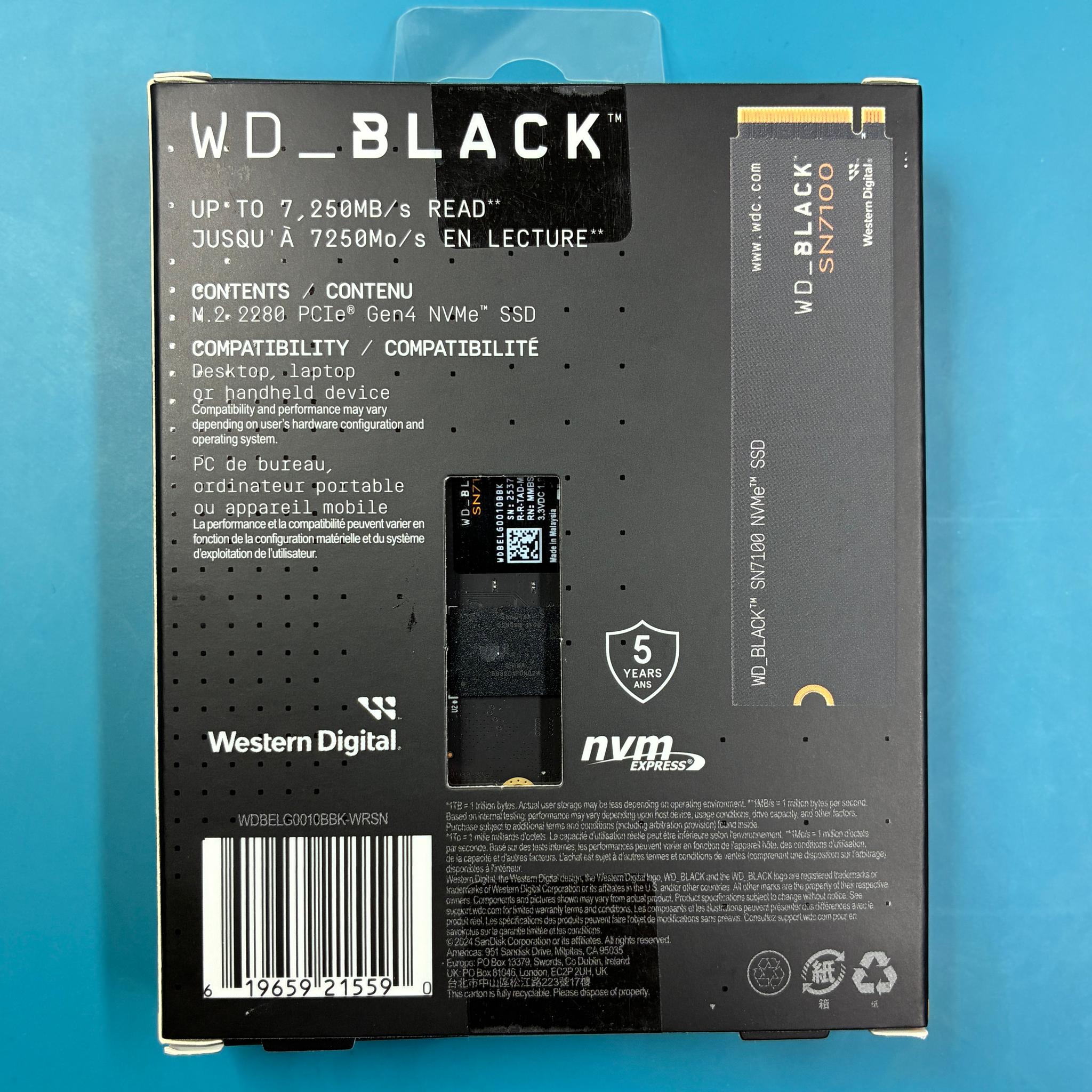 WD_BLACK SN7100 1TB NVMe SSD (Storage)