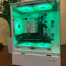 Intel 10 Core White Gaming PC RX 580 1tb SSD 16GB RAM WIFi WINDOWS 11 Pro