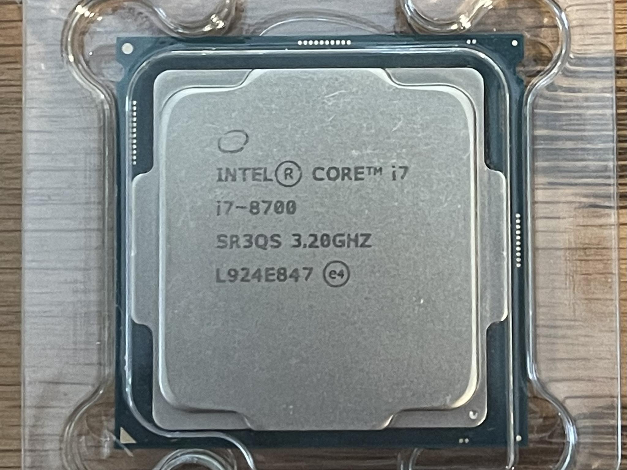 Used, Cleaned, Tested, i7-8700 CPU