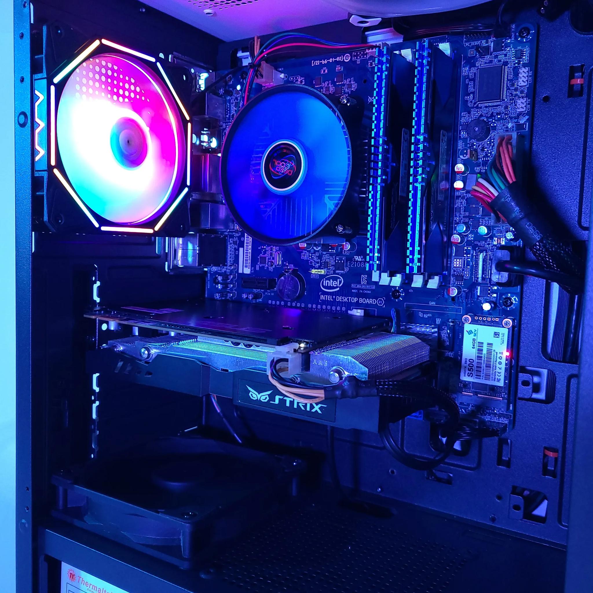 Fre Elo.1 Gaming PC GTX Windows 10 Intel i5 600GB Desktop Powerstation