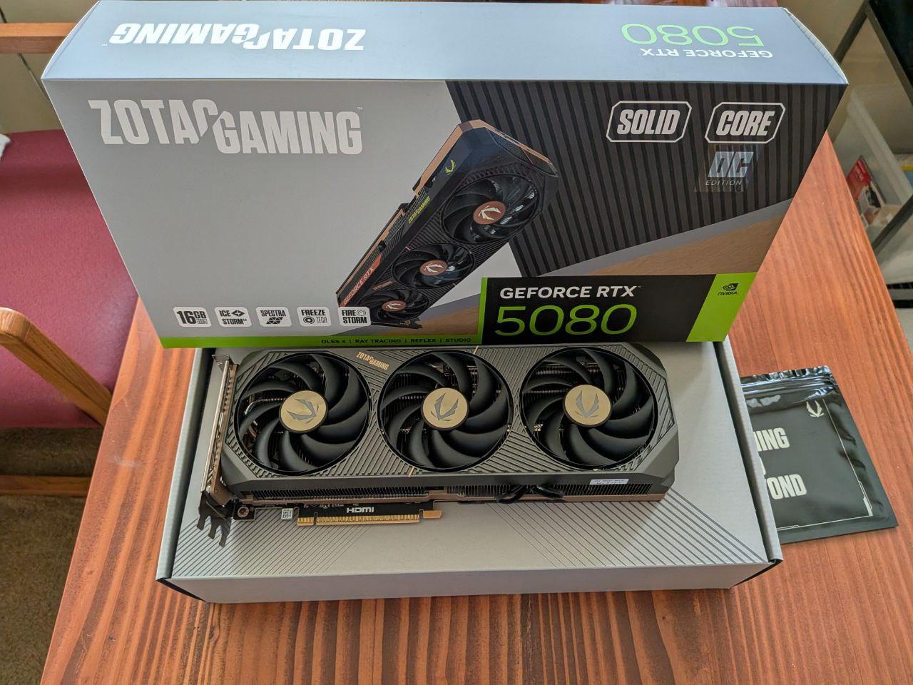 ZOTAC 5080 SOLID CORE OC