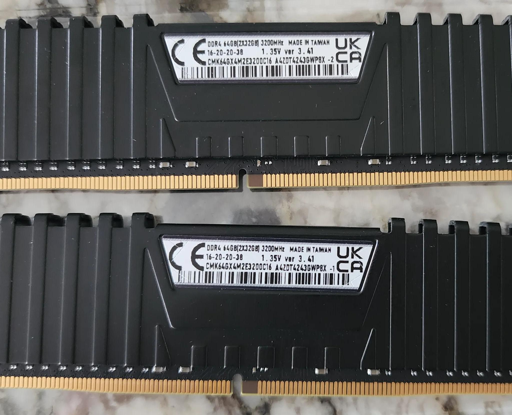 Corsair Vengeance LPX DDR4 64GB 3200MHz Used
