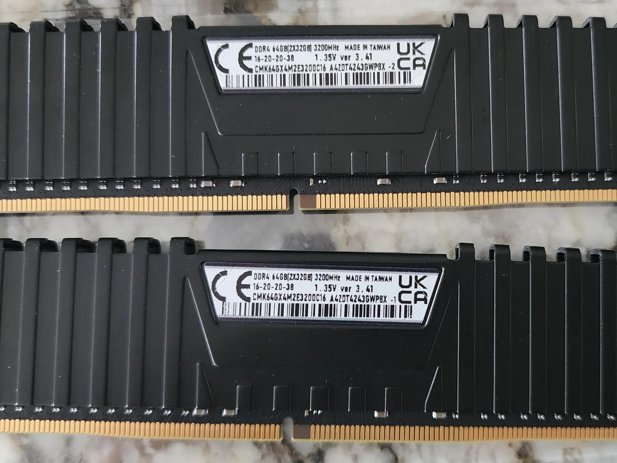 Corsair Vengeance LPX DDR4 64GB 3200MHz Used
