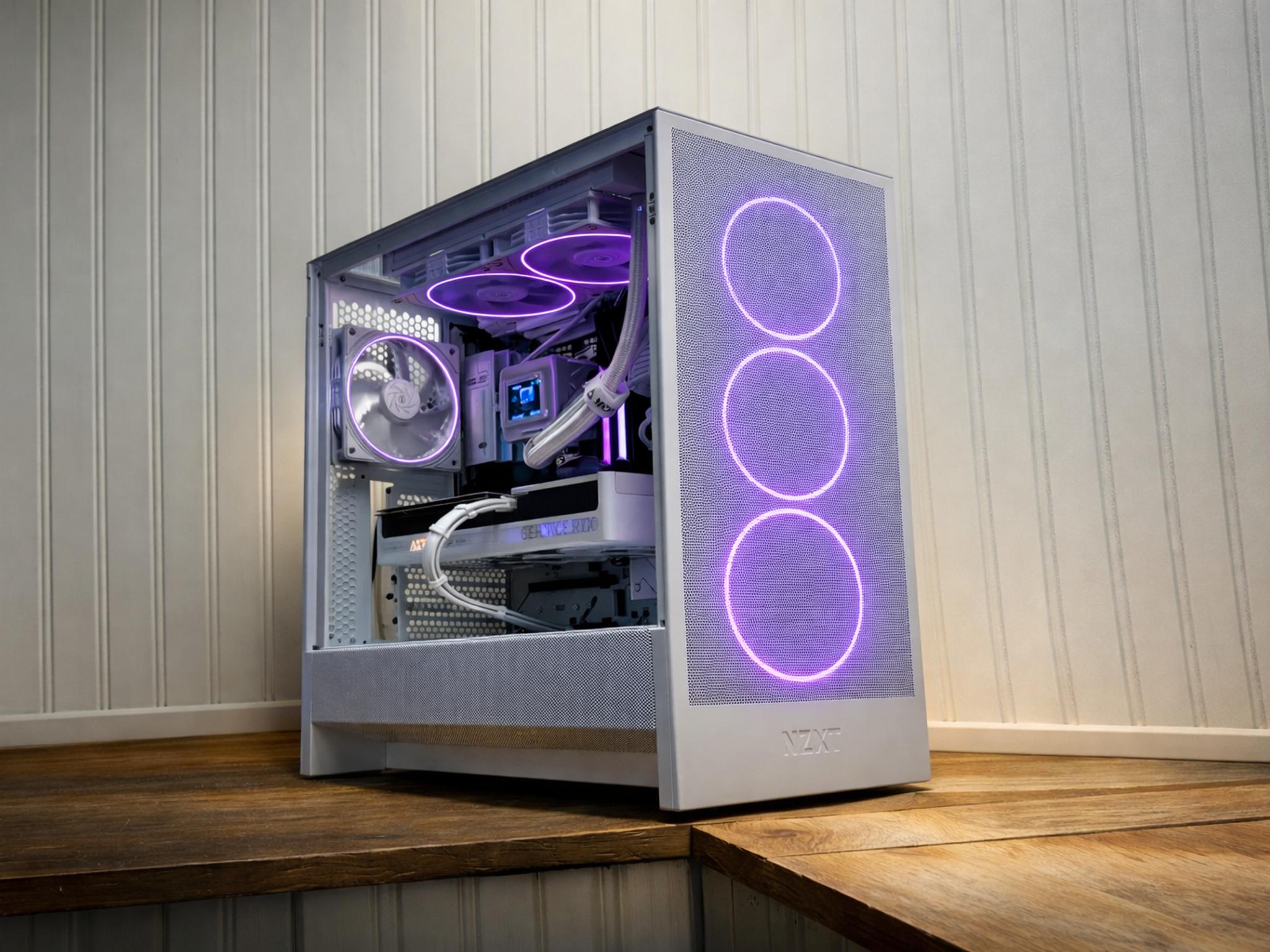 🤍 Aurora Apex 4K Flagship | RTX 5080 16GB | Ryzen 7 7800X3D | 32GB DDR5/2 tb nvme 3tb hdd/ 1000w