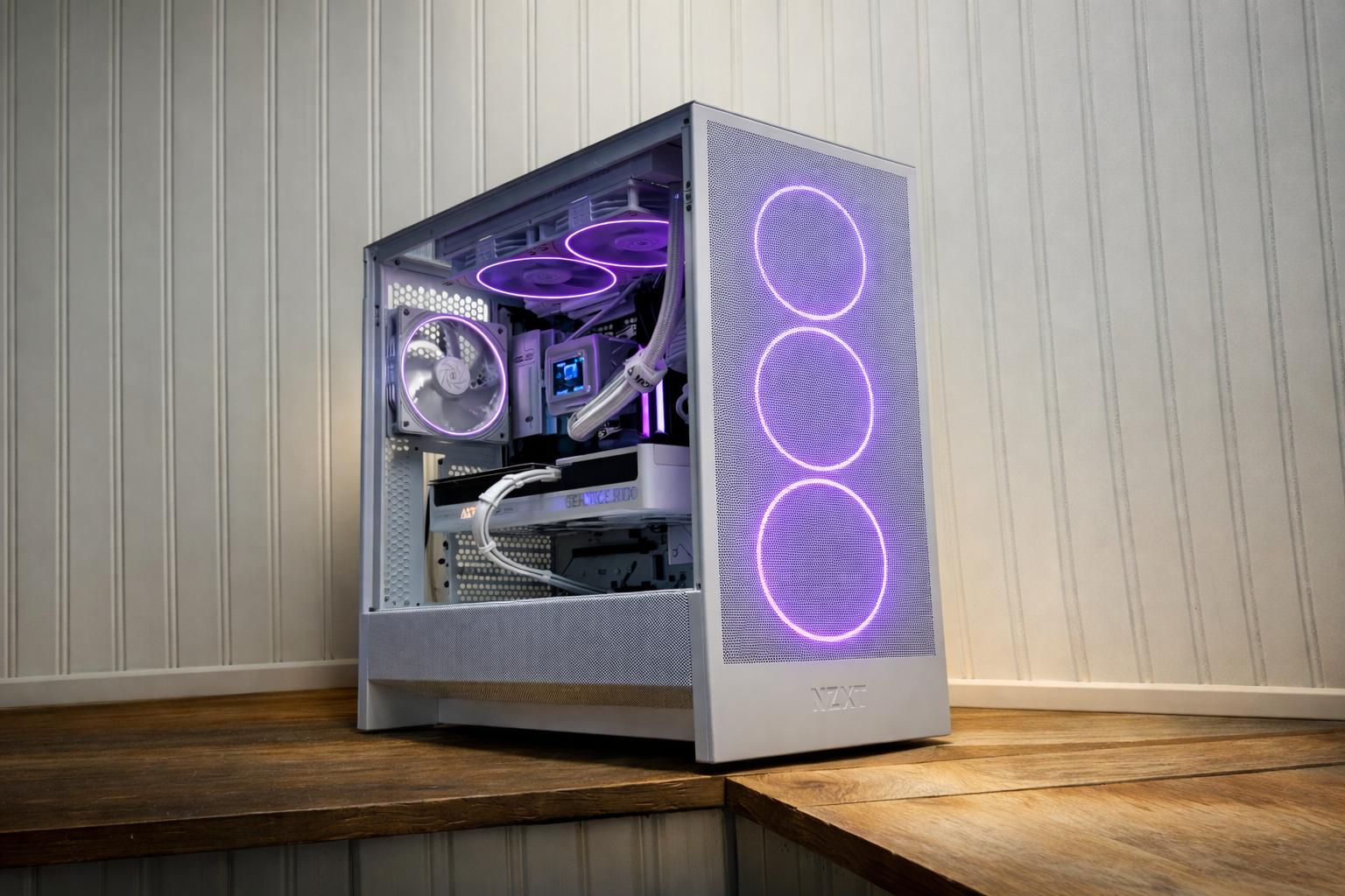 🤍 Aurora Apex 4K | RTX 5080 16GB | Ryzen 7 7800X3D | 32GB DDR5/2 tb nvme 3tb hdd
