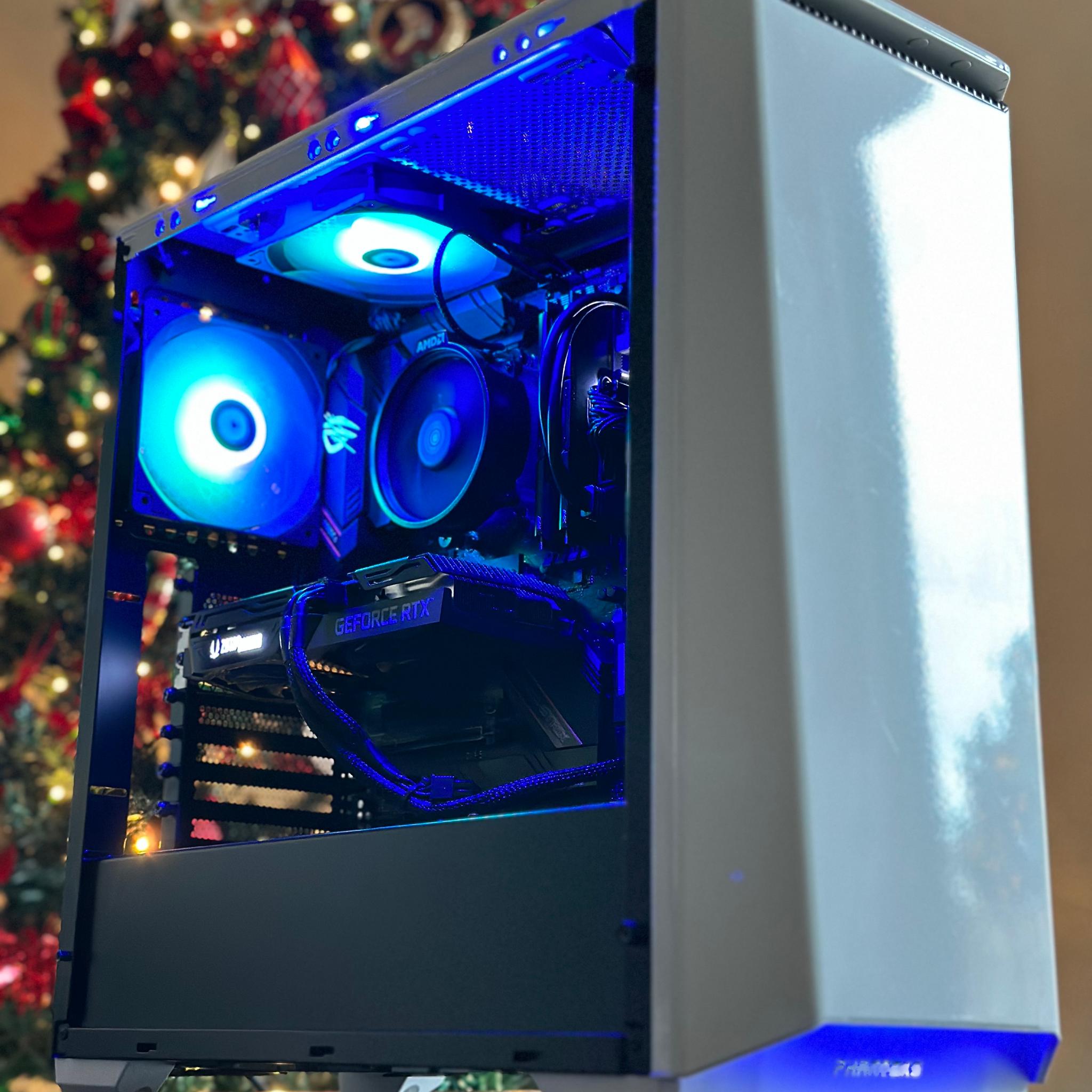 White Gaming PC | RTX 3060 Ti | Ryzen 5 | 500gb | 1440p Ready |