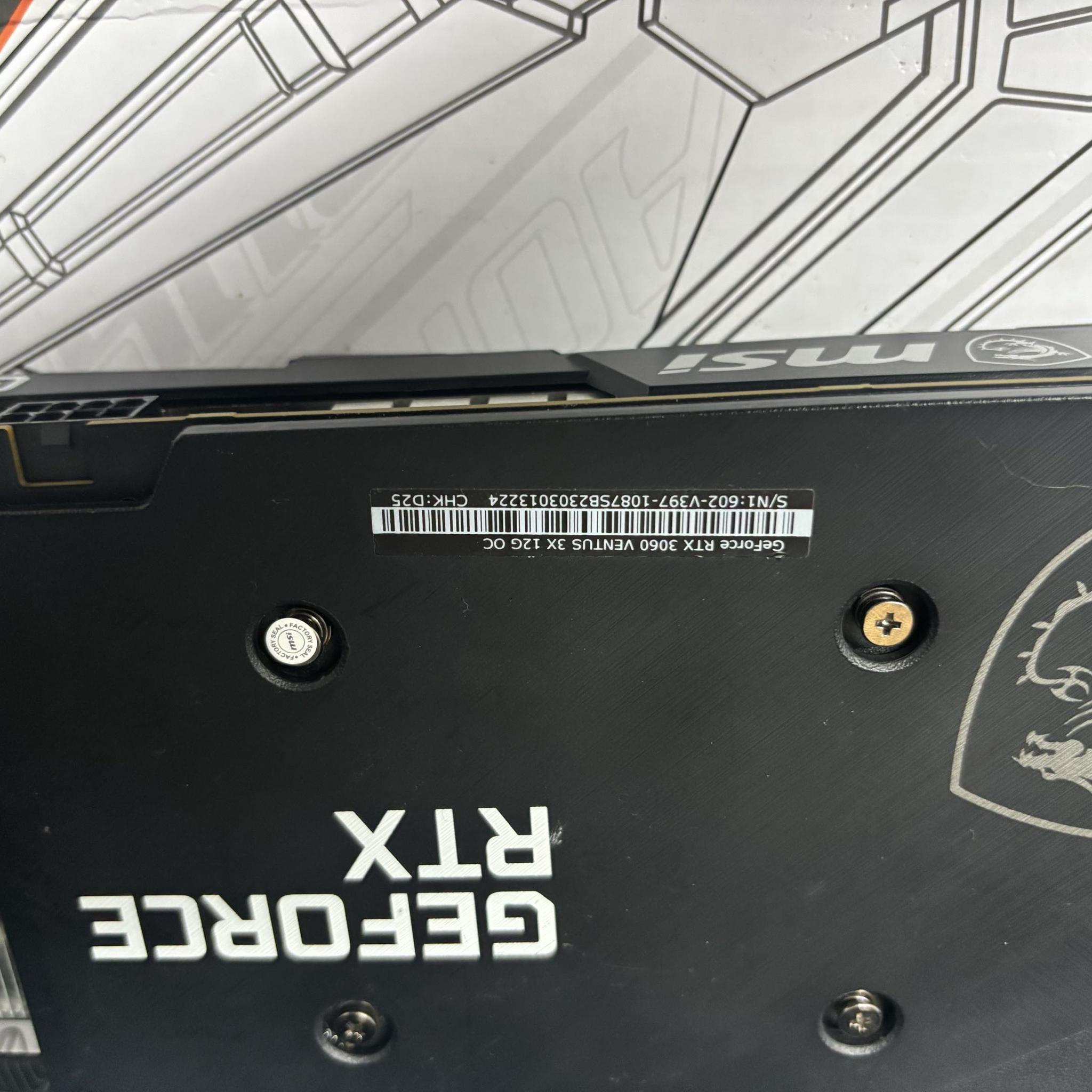 MSI GeForce RTX 3060 Ventus 3X 12G OC