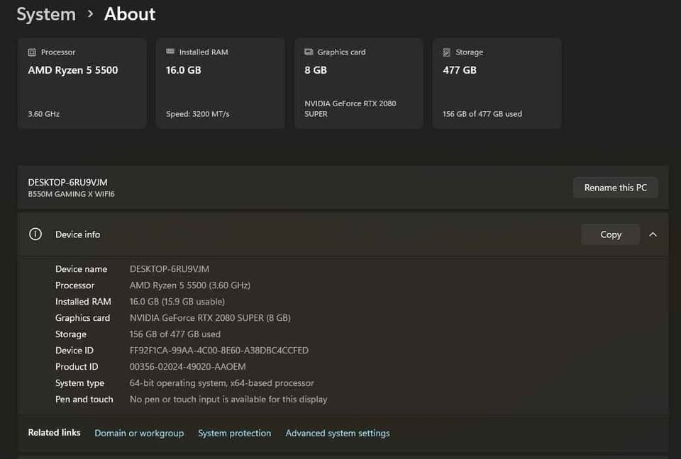 Custom Gaming PC Build AM4 "Blackout" 2080 Super