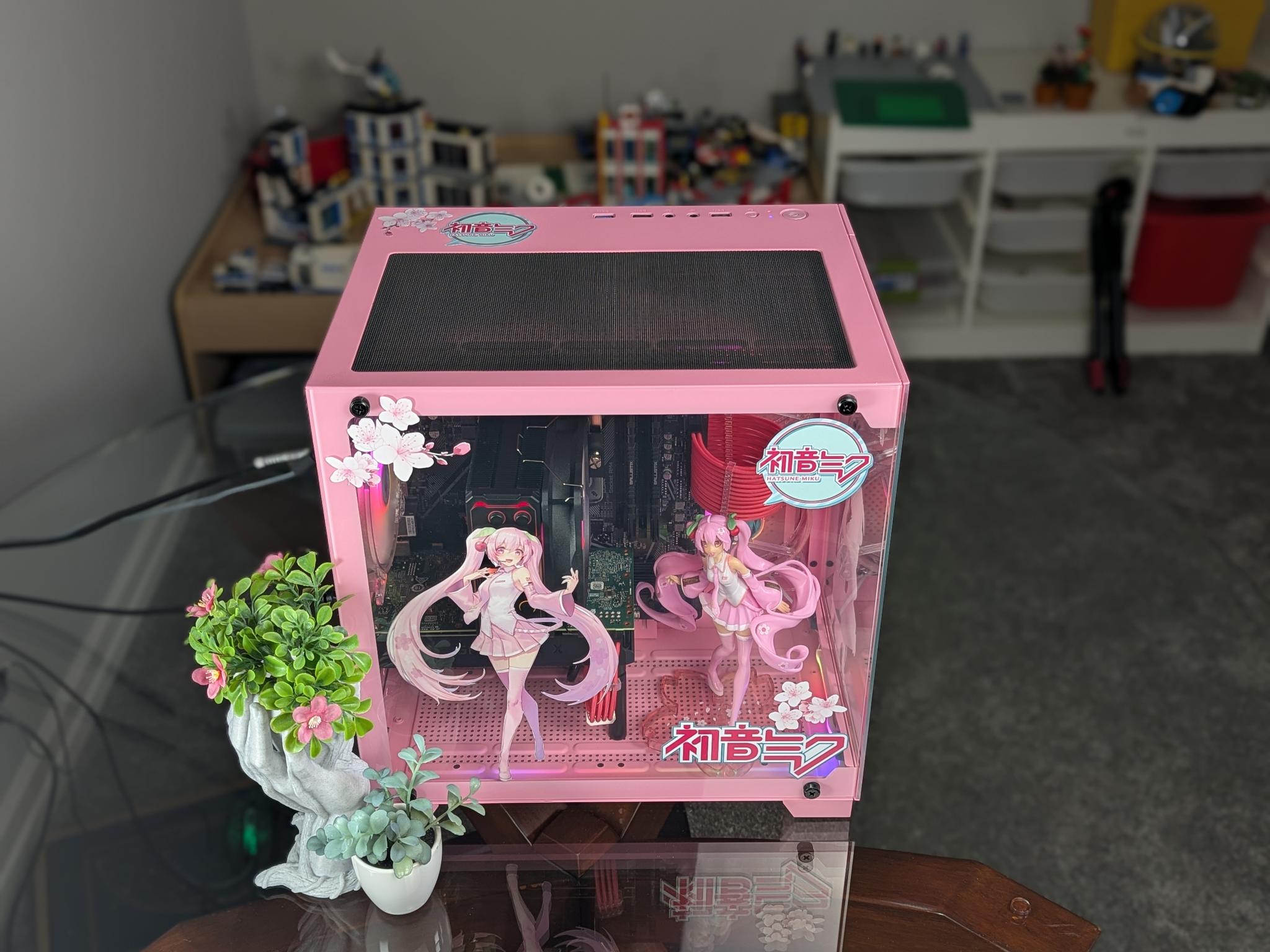 The Sakura Hatsune Miku 1080p Gaming PC | Nvidia RTX 2060 Super |Ryzen 5 | 1 TB SSD | 16GB RAM