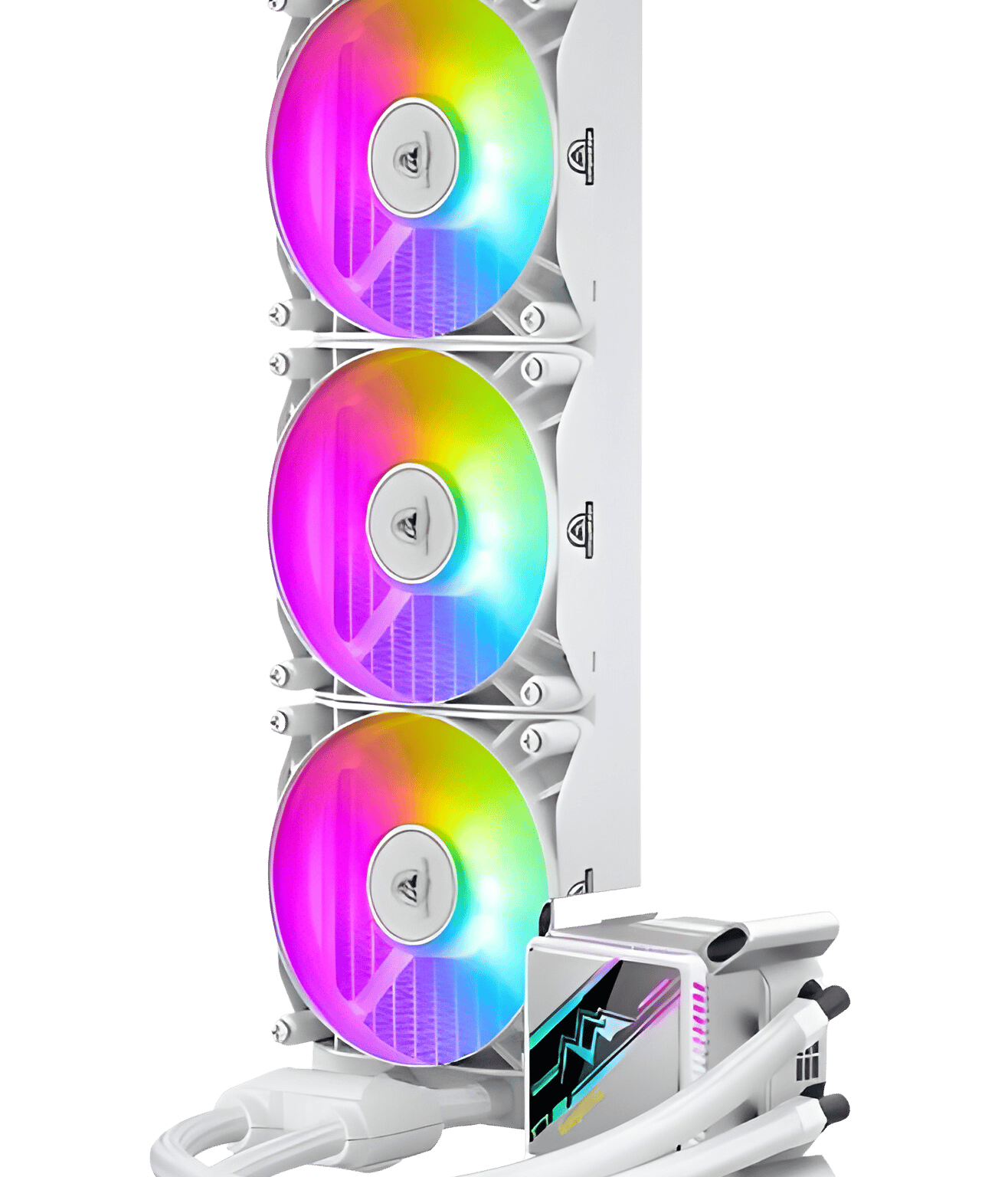 SEGOTEP 🆒KL-360🆒 | WHITE 360mm ARGB AIO CPU Liquid Cooler | TDP: 320W | LGA 1700 & AM5 Ready