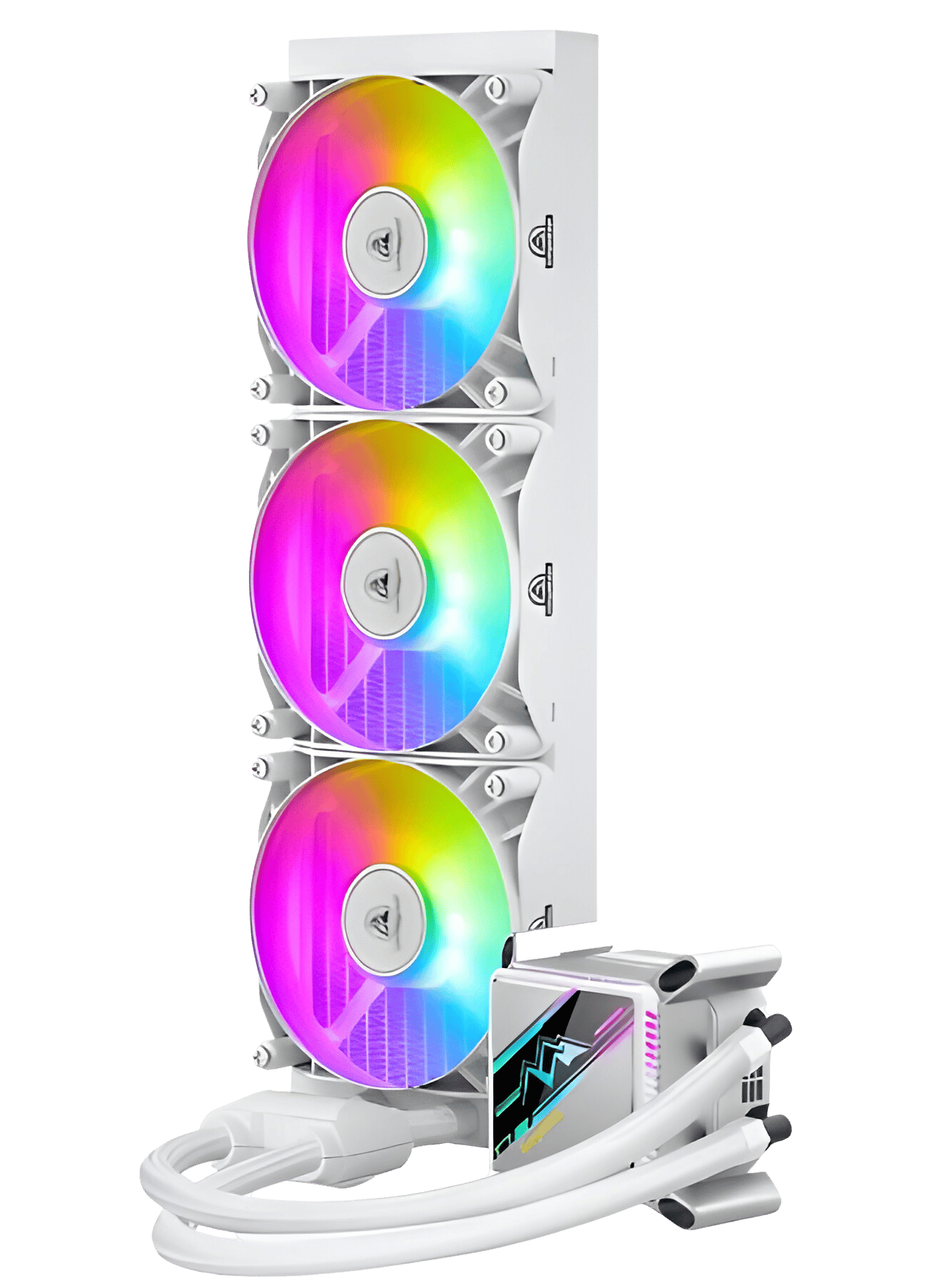 SEGOTEP 🆒KL-360🆒 | WHITE 360mm ARGB AIO CPU Liquid Cooler | TDP: 320W | LGA 1700 & AM5 Ready
