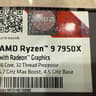 AMD Ryzen 9 7950x Processor (16 Core, 32 Thread, 5.7 GHz, AM5)