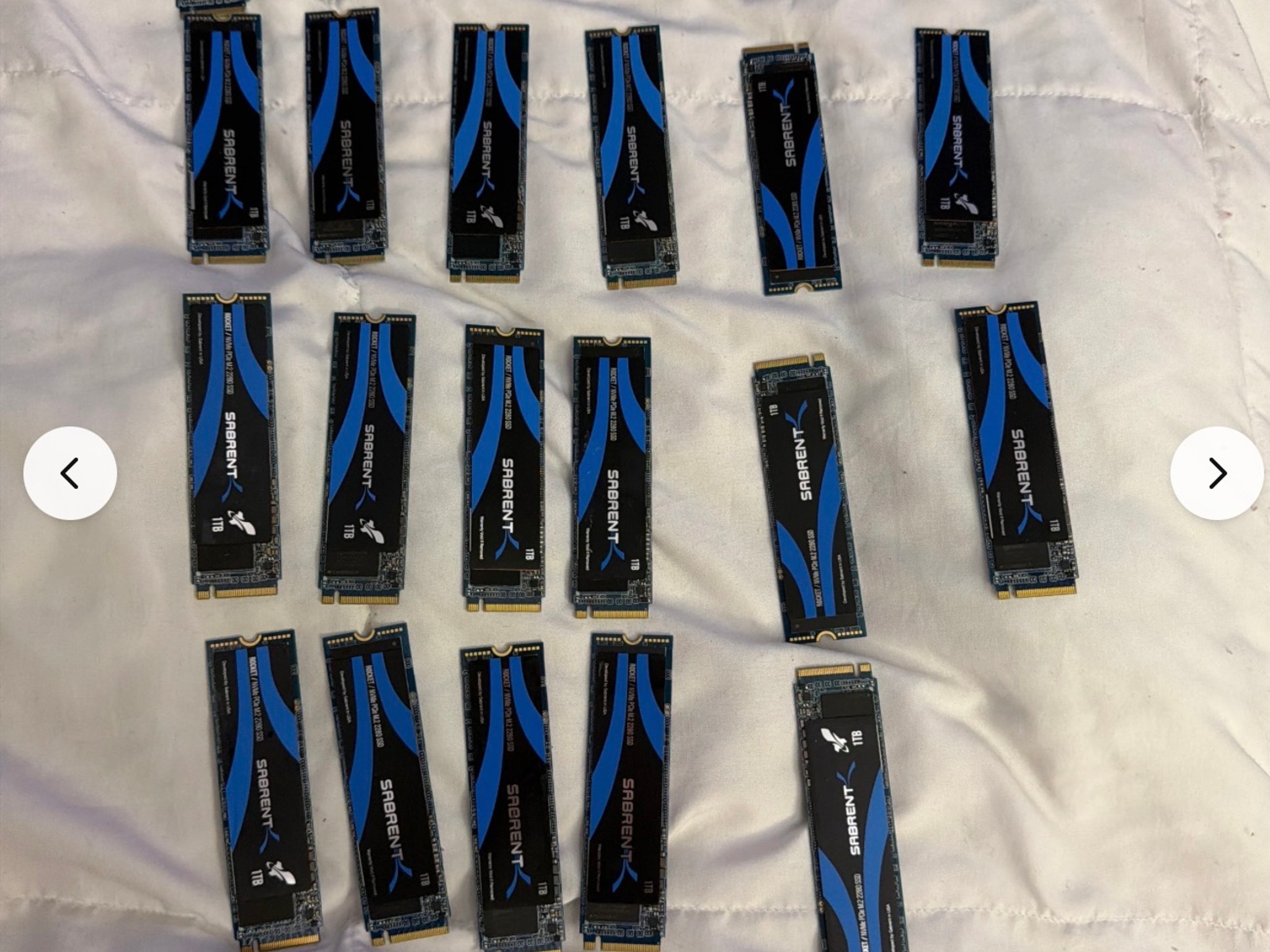 4 X SABRENT ROCKET 1TB SSD's Packs of 4 per order