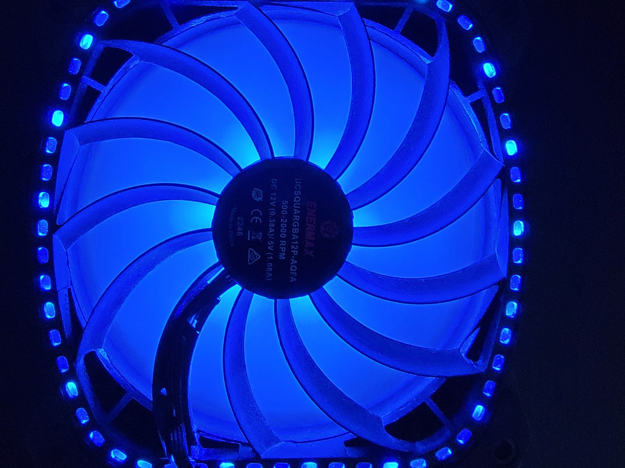 Enermax SquA RGB ADV 120mm ARGB PWM Fans – Full Working Set x12