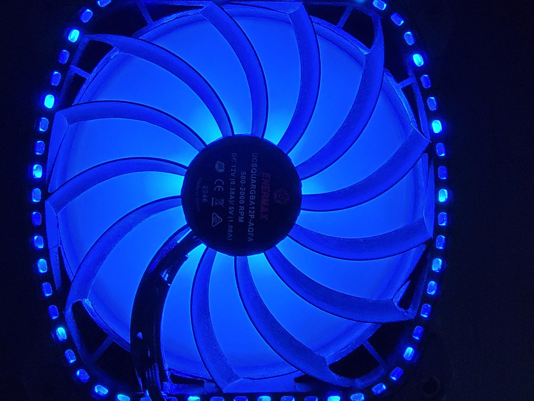 Enermax SquA RGB ADV 120mm ARGB PWM Fans – Full Working Set x12