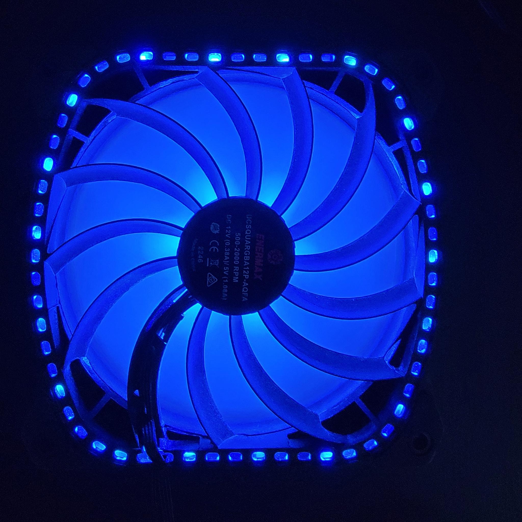 Enermax SquA RGB ADV 120mm ARGB PWM Fans – Full Working Set x12