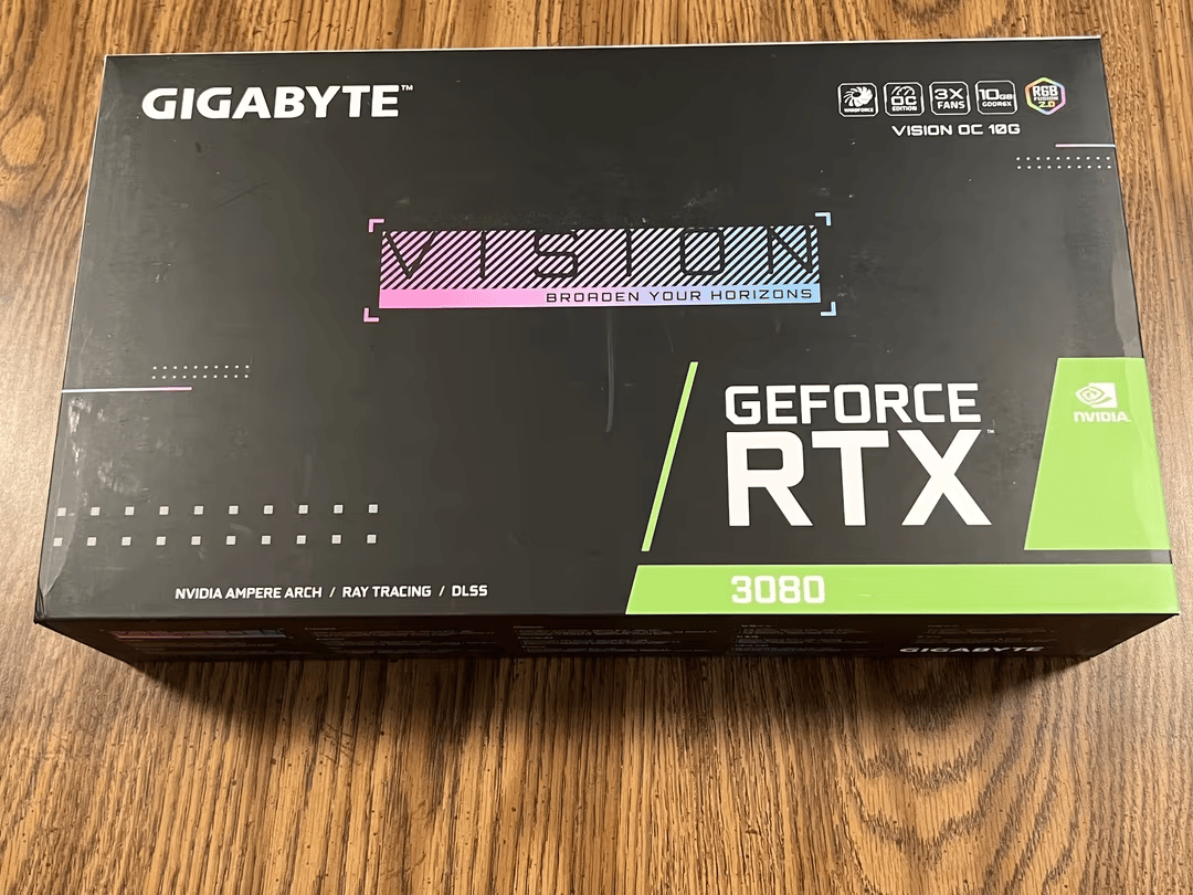 Gigabyte GeForce RTX 3080 10 GB Vision OC