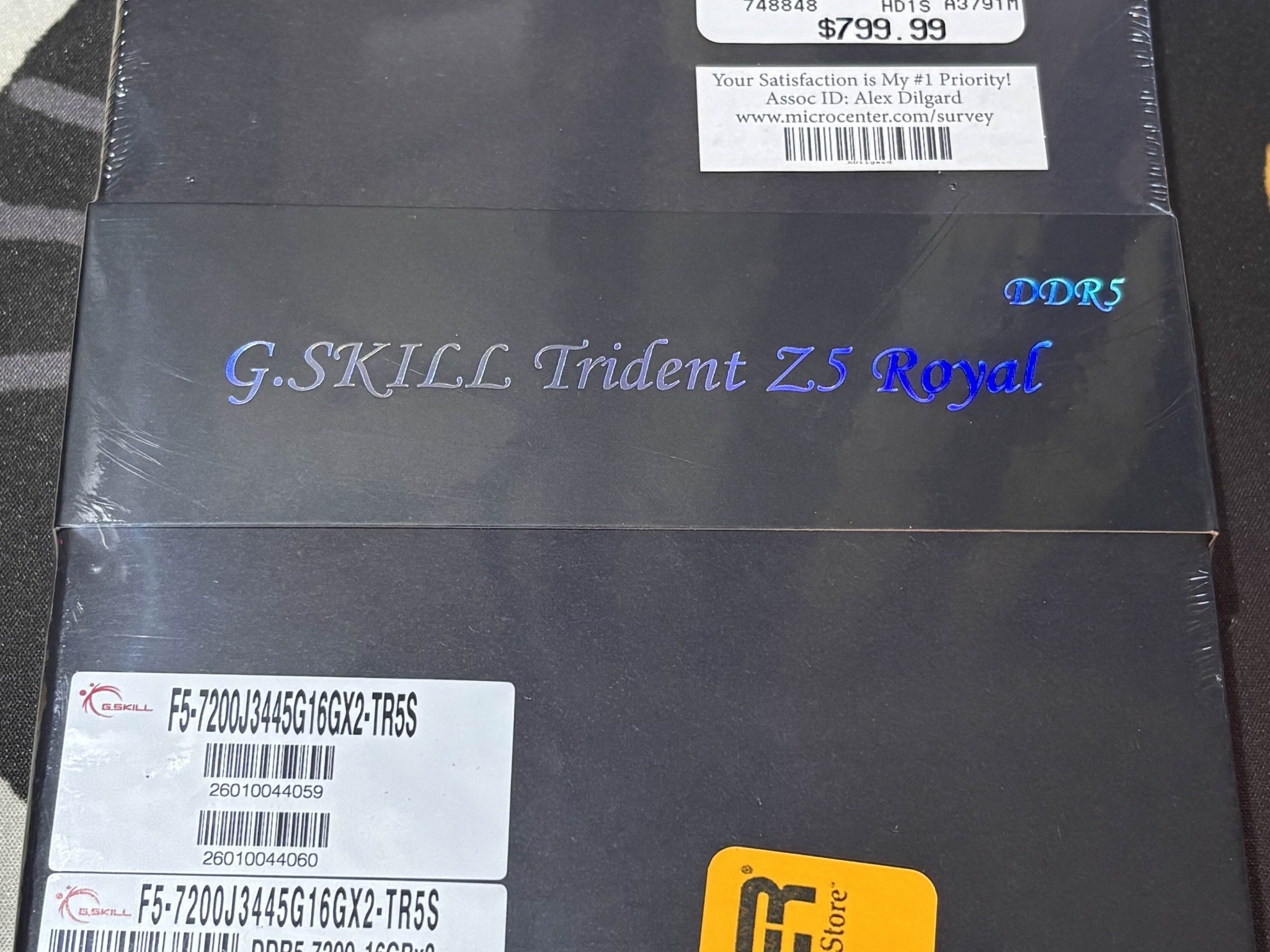 ASUS Prime X870-P + Ryzen 7 9800X3D + 32GB G.Skill Trident Royal DDR5 (NEW)
