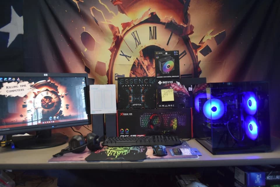 Gaming PC Intel I 5 9400 RAM 32 GBS GPU RTX 3050 Nvme 512 GB+ 500 GB SSD+ extra