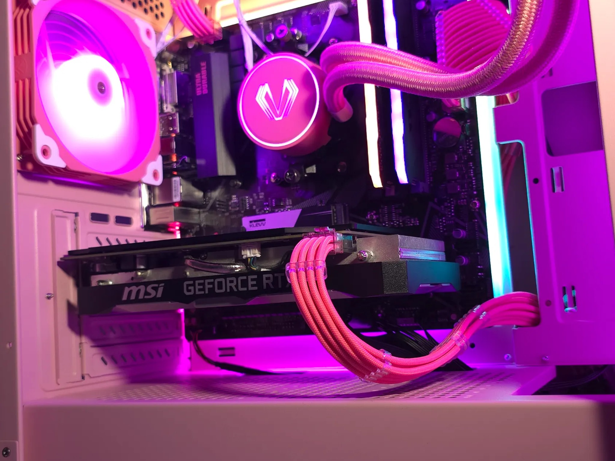 PINK THEME GAMER READY PC!  AMD Ryzen 5 3600X / NVIDIA RTX 2060 / 32GB RAM/ 1 TB M.2 NVME/ WIFI