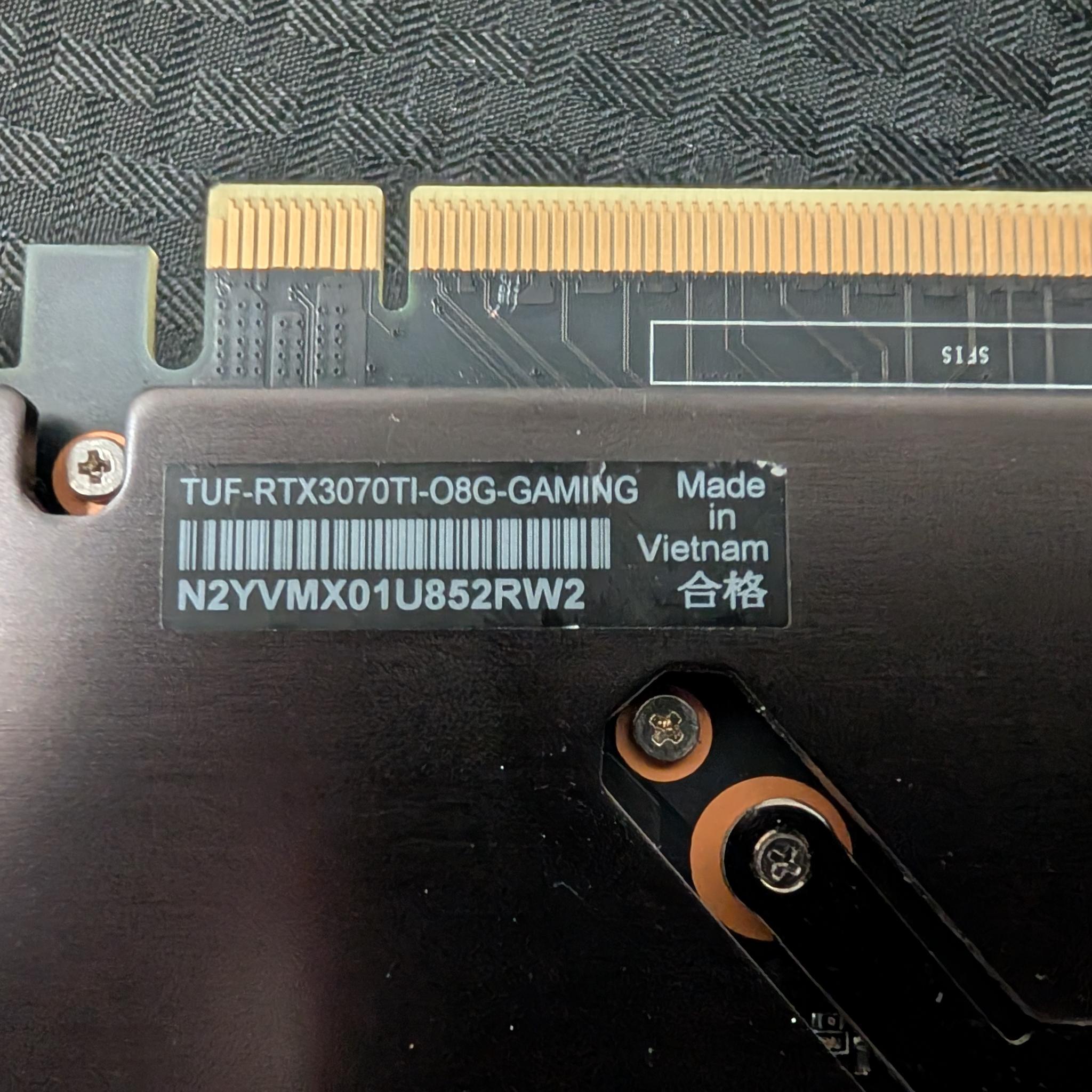 ASUS RTX 3070 Ti Tuf Gaming