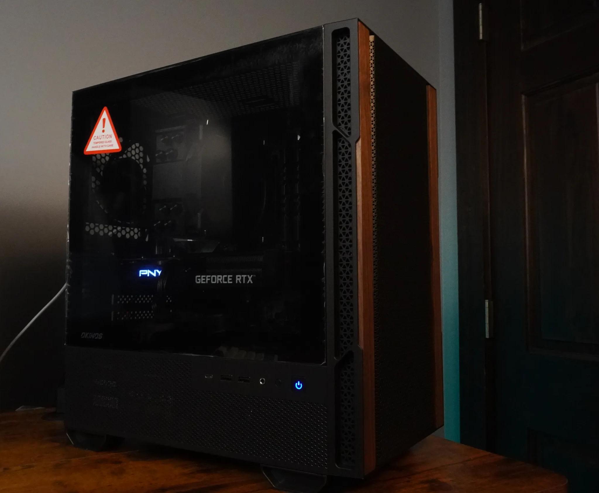 🖤 STEALTH 🖤 1440p/1080p GAMING MACHINE 💚RTX 3060ti 🧡 Ryzen 5 5600 | 32GB | WIFI