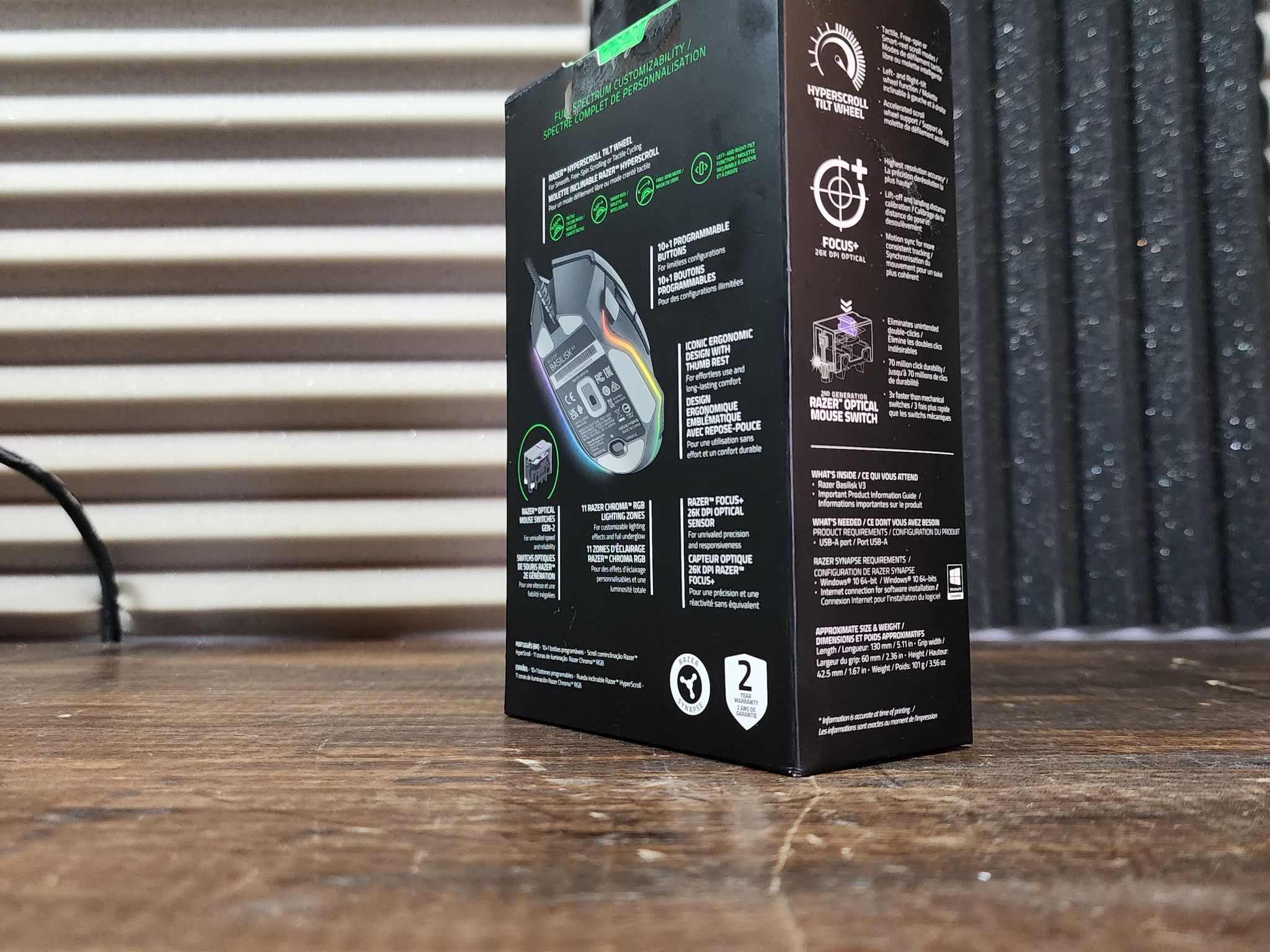 Razer Basilisk V3 Chroma RGB Lighting Wired Gaming Mouse